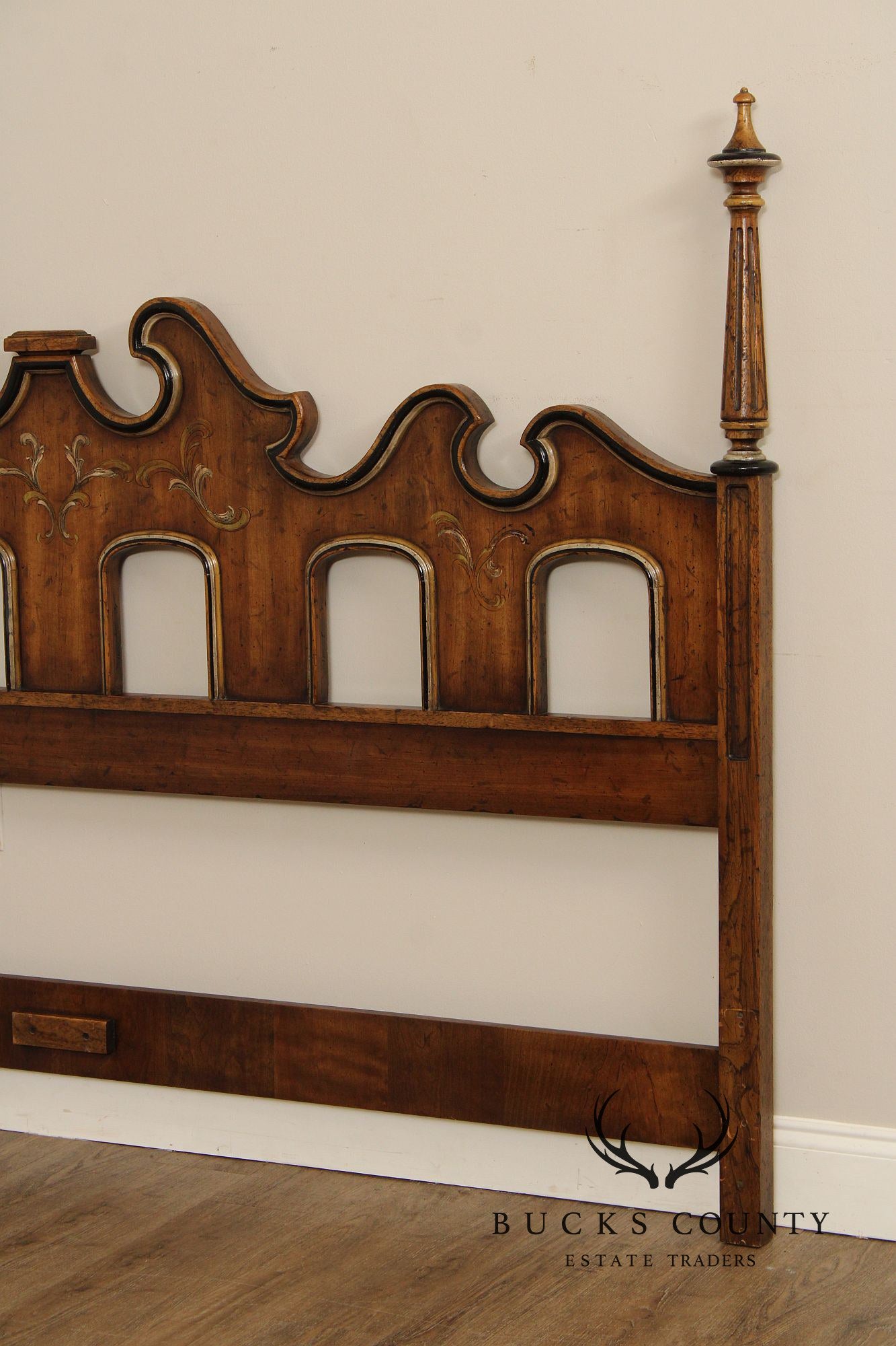 Heritage Grand Tour Vintage Walnut King Headboard