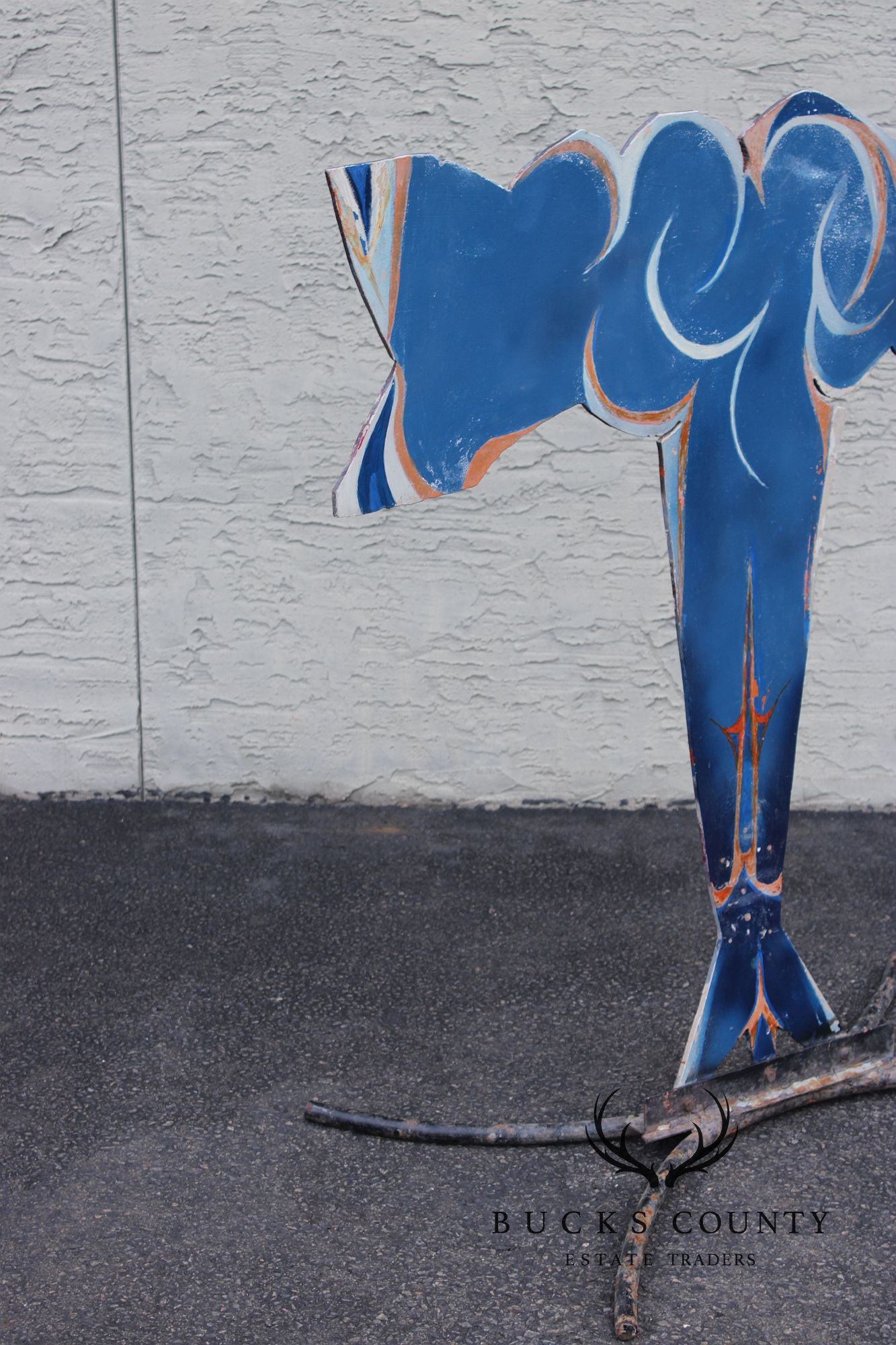 Raymond Rocklin Painted Metal Abstract Sculpture