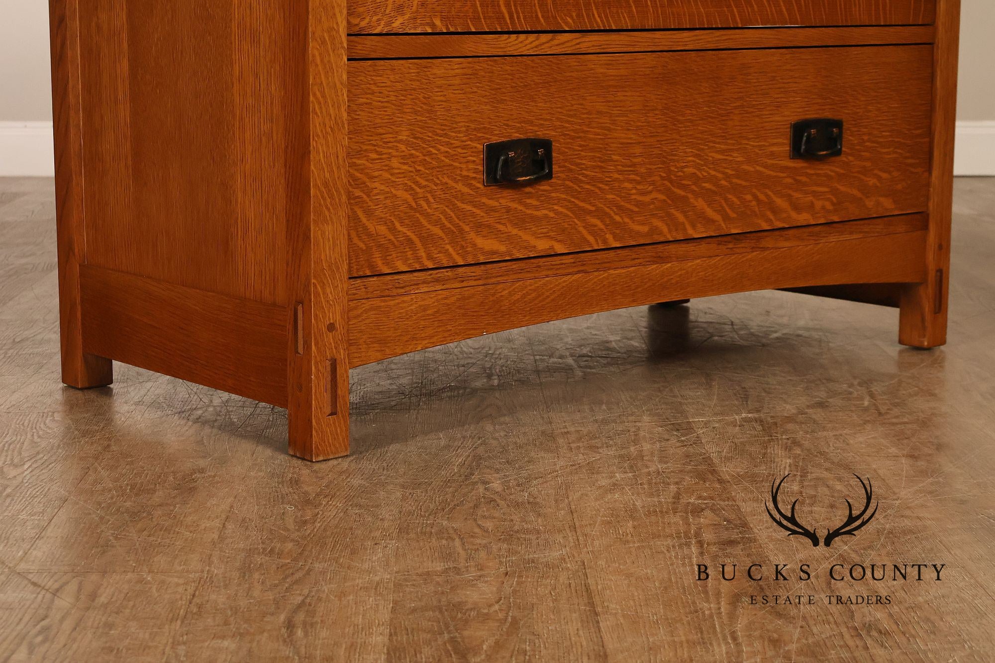 Stickley Mission Collection Oak High Chest Of Drawers