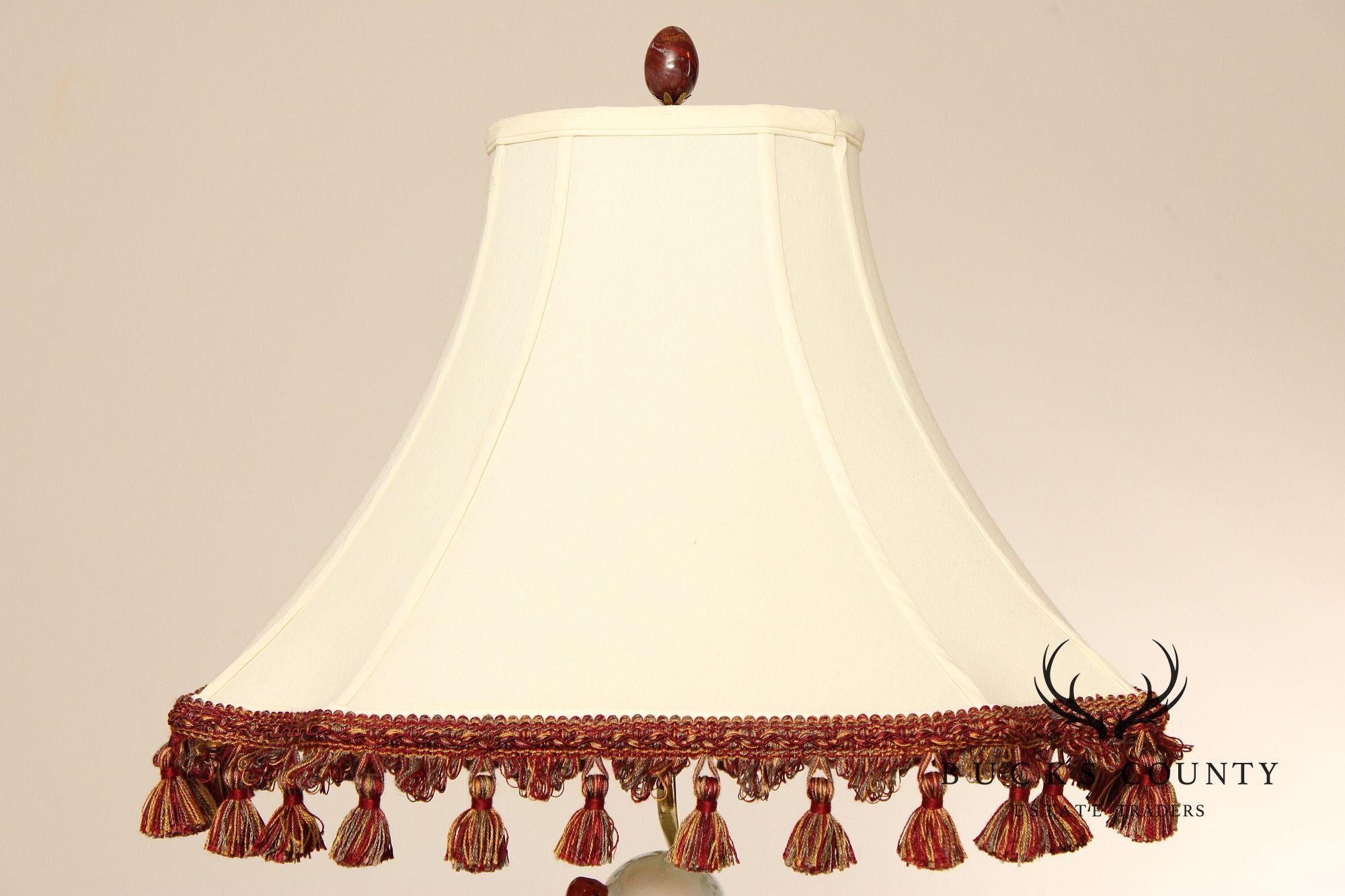 Chinese Immortal Porcelain Table Lamp