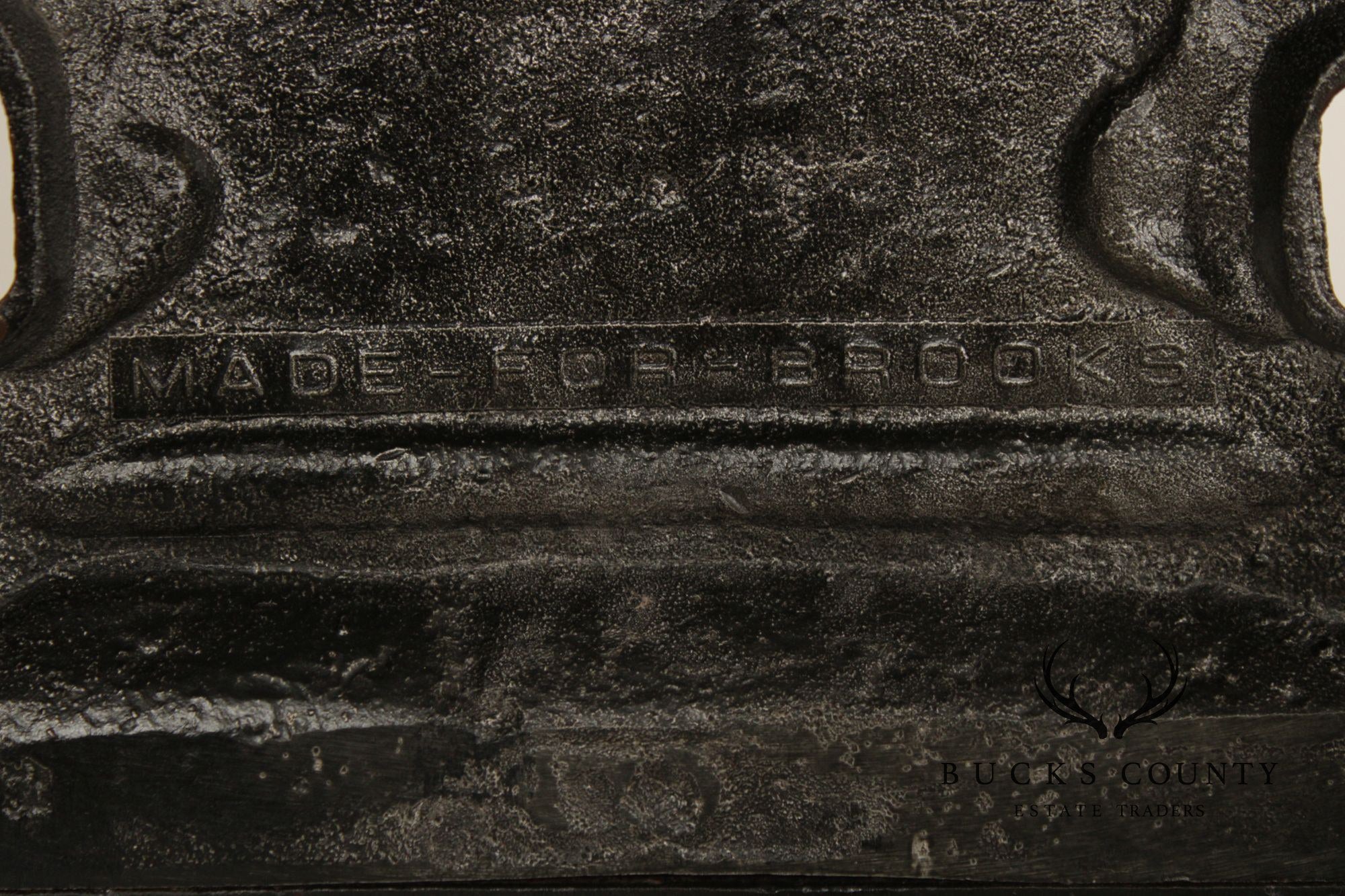 Vintage 'The Man in Khaki' Cast Iron Umbrella Stand