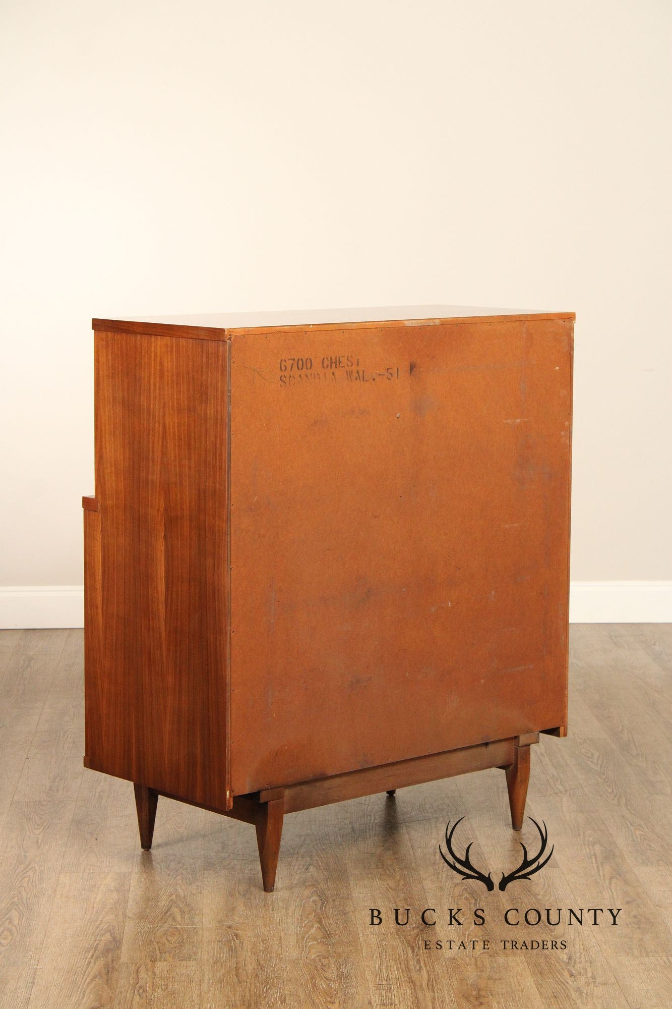 Kent Coffey 'The Tableau' Mid Century Modern Walnut Tall Chest