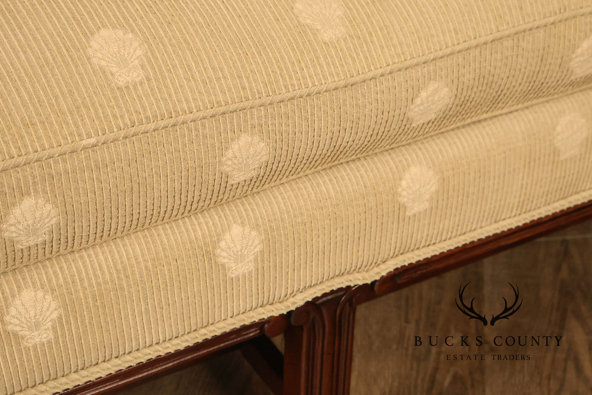 Chippendale Style Mahogany Frame Sofa