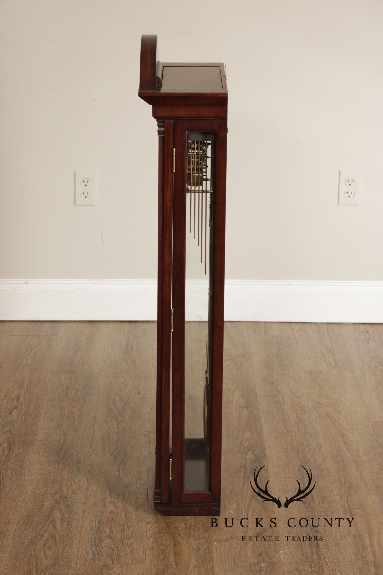 Sligh Federal Style Cherry Regulator Wall Clock