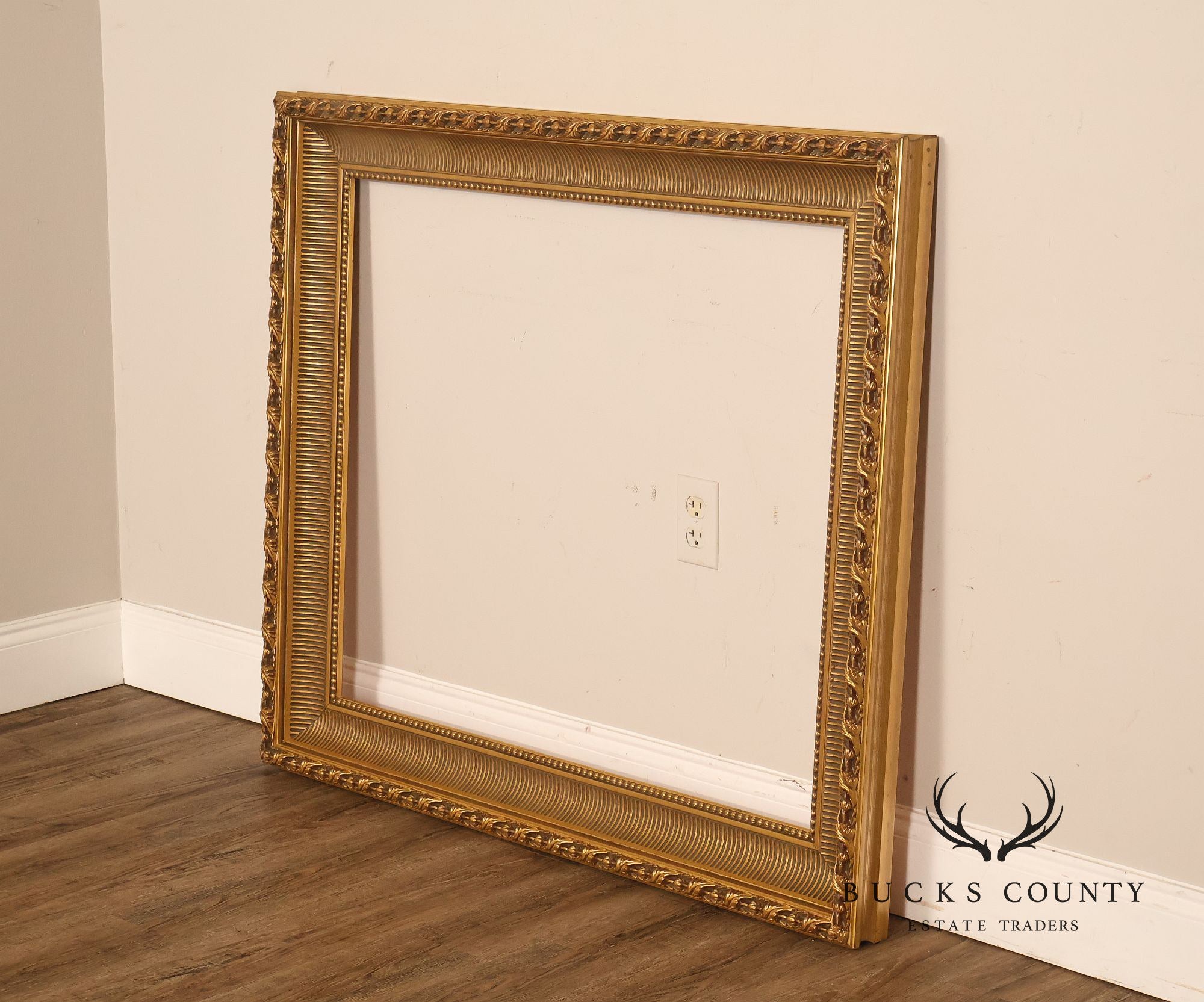 Newman Galleries Large Carved Gold Gilt Picture Frame