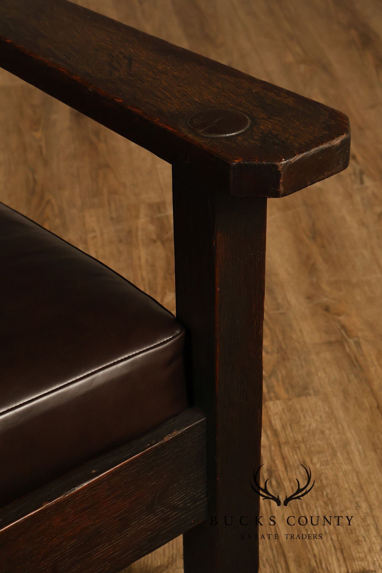 Antique Stickley Brothers Mission Oak Morris Chair