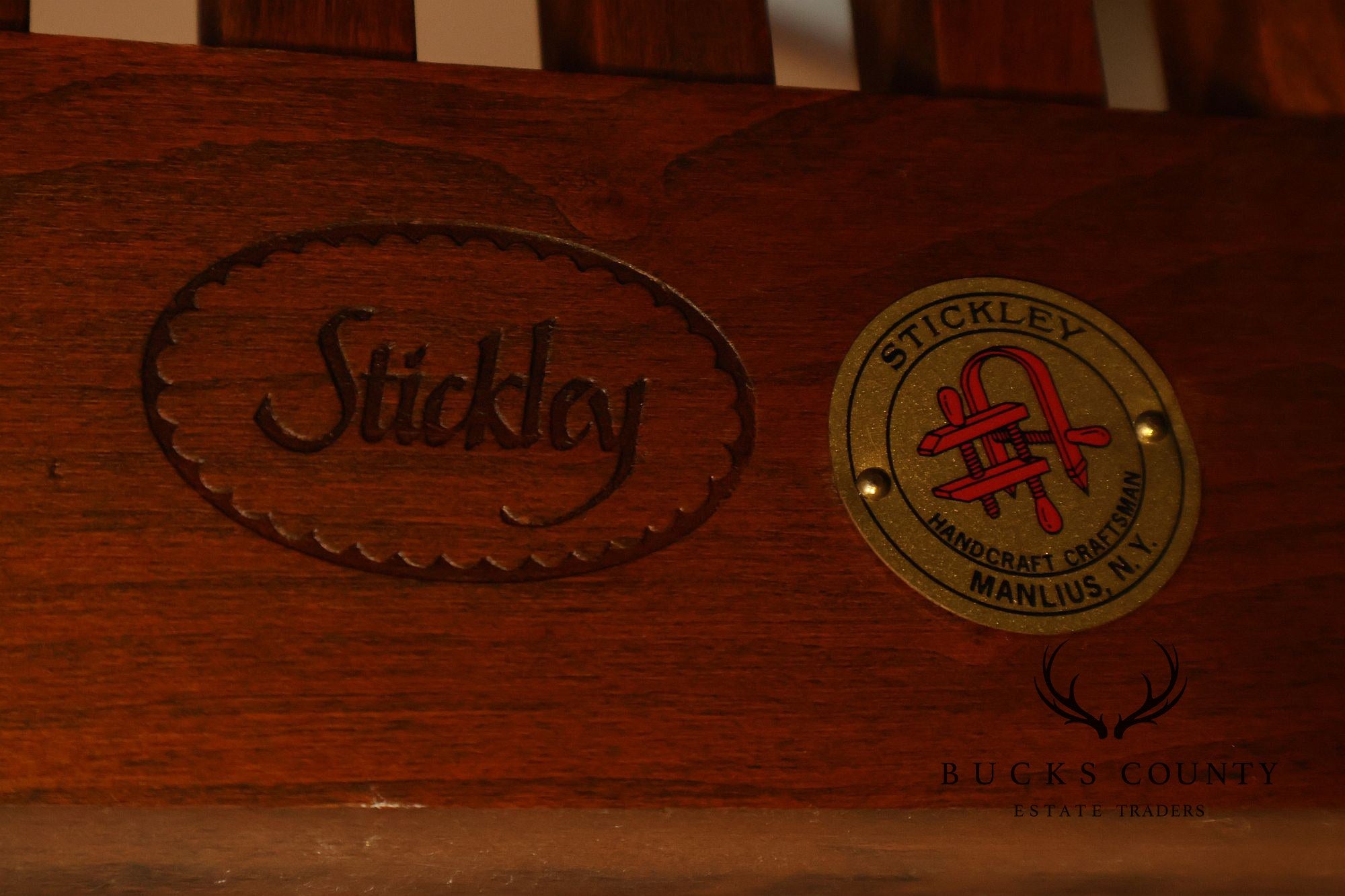 Stickley Mission Collection Cherry Spindle Morris Lounge Chair