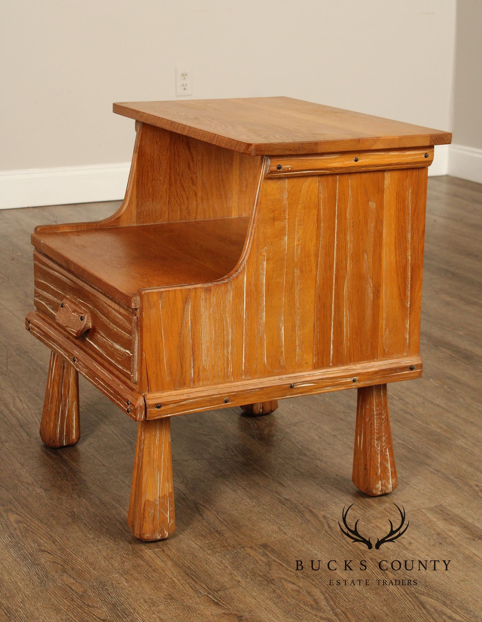 Brandt Ranch Oak Pair of One-Drawer Nightstands