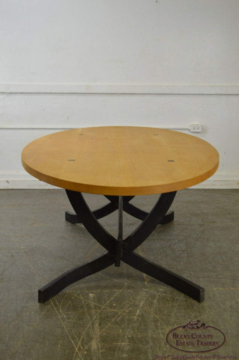 Rob Hare Studio Crafted Steel Base Essex Elliptical Dining Table