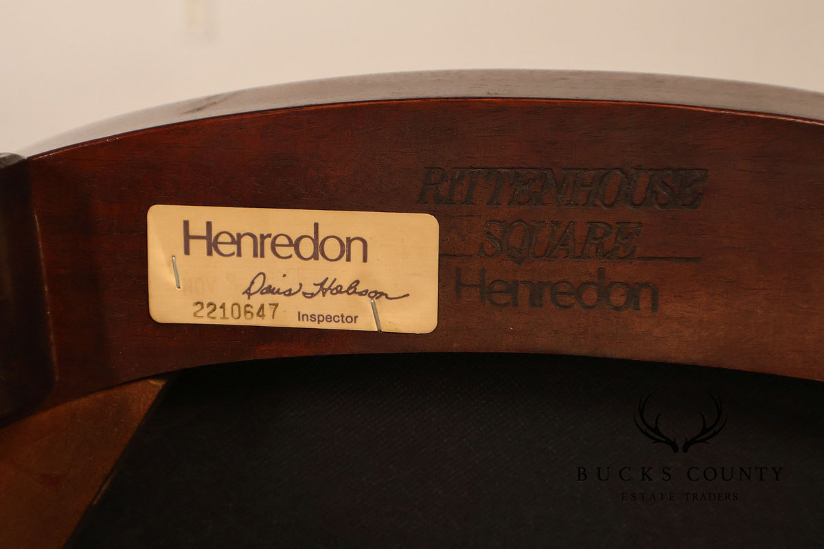 Henredon 'Rittenhouse Square' Set of Six Mahogany Dining Chairs