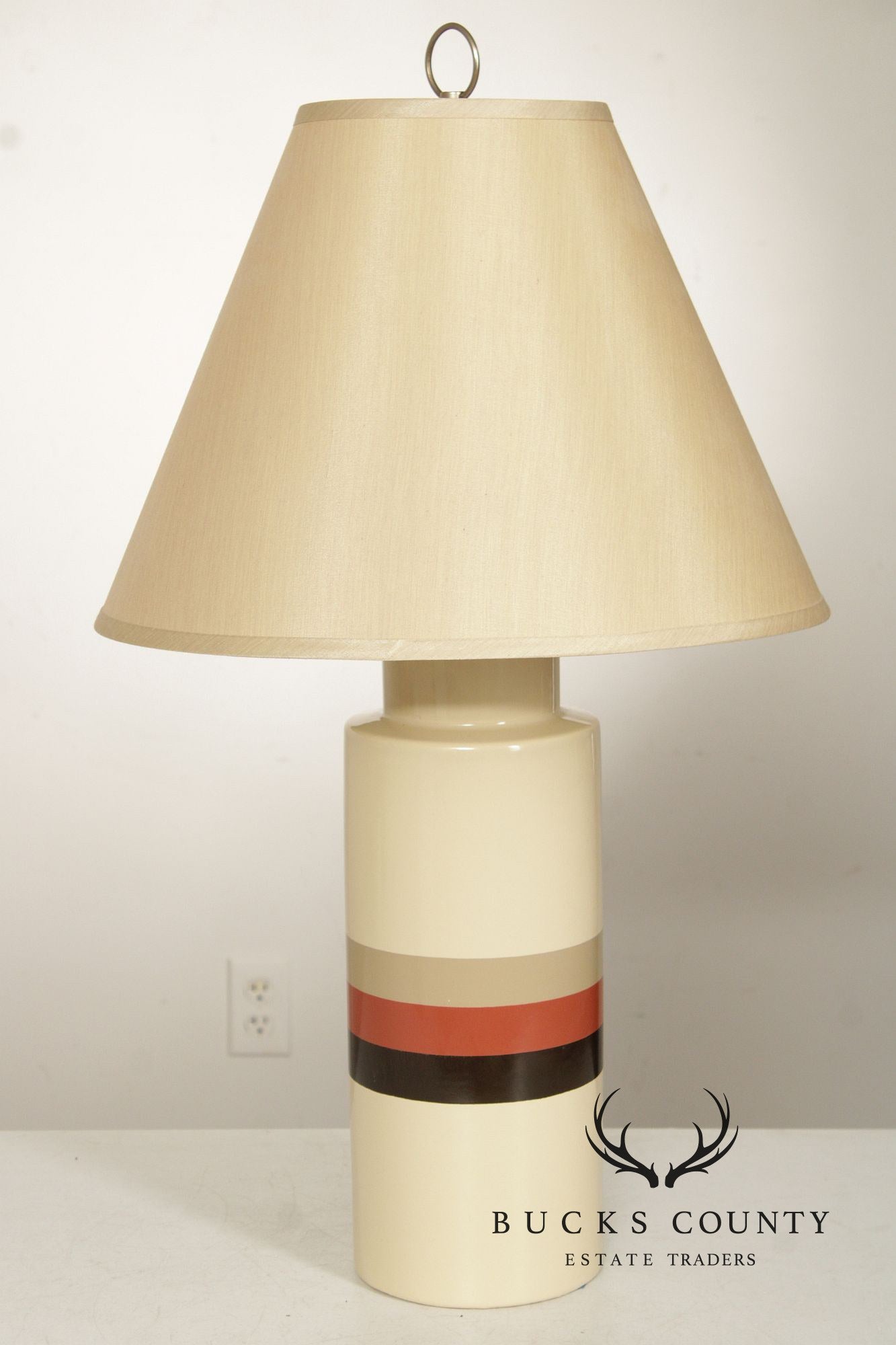 Philmar Sandel Post Modern Pair of Ceramic Table Lamps