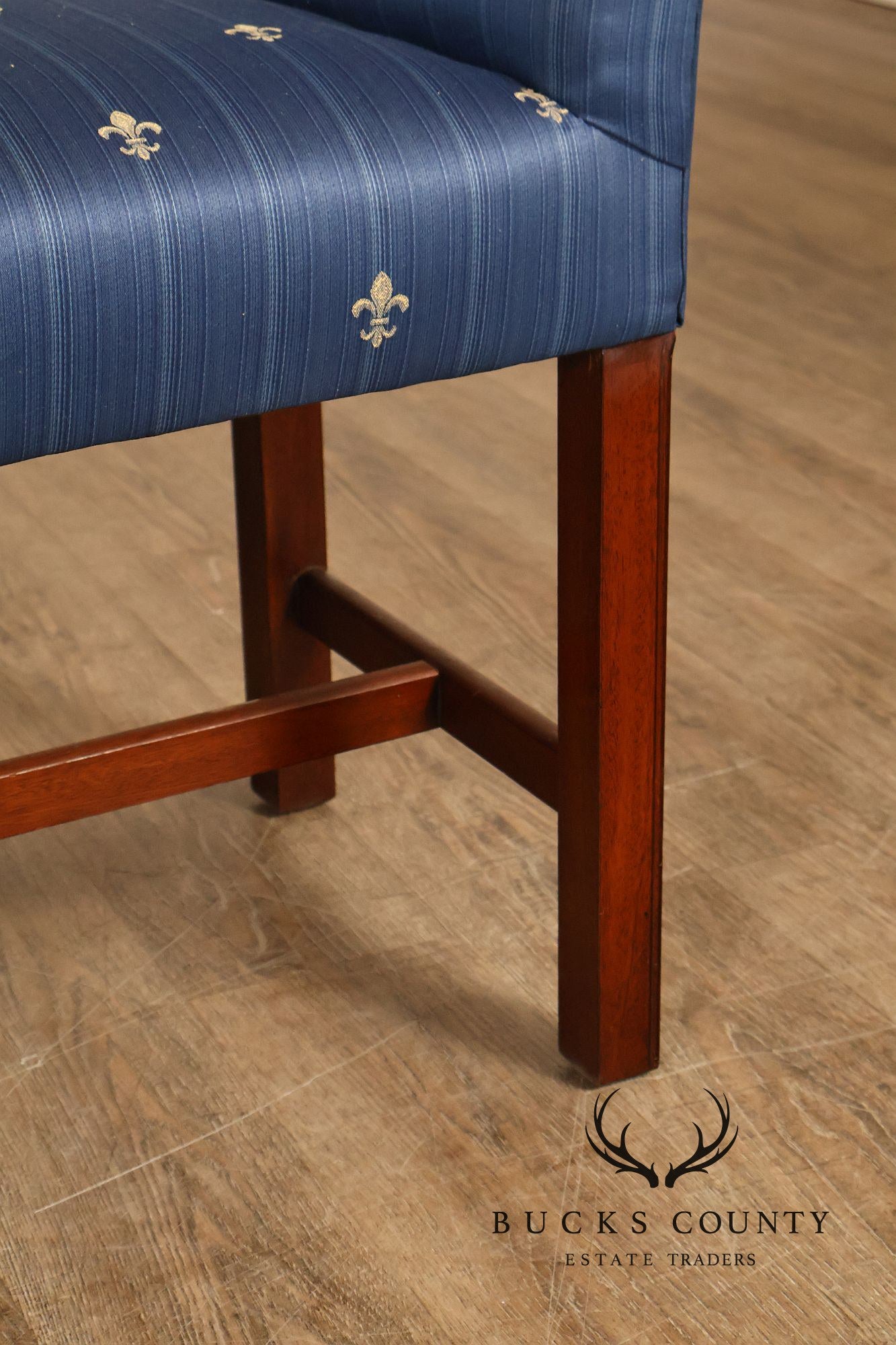 Chippendale Style Mahogany Window Bench