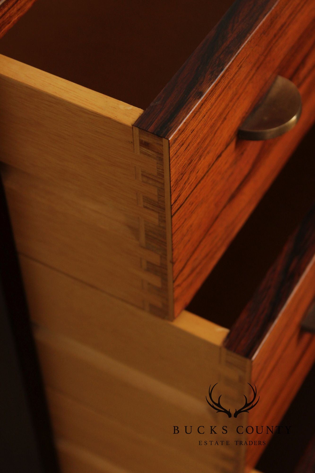 Bruksbo Norwegian Rosewood Three Drawer Accent Chest