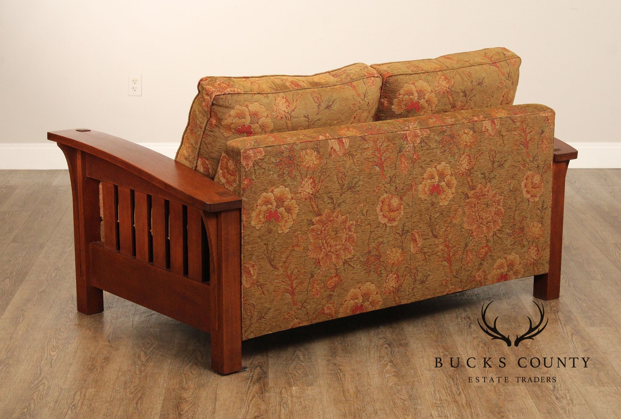 Stickley Mission Collection Oak Orchard Street Sofa Settee