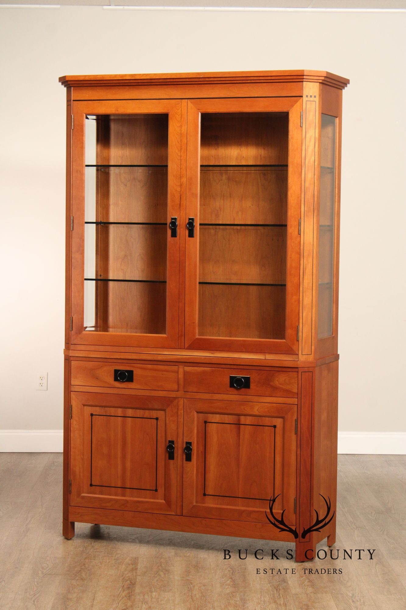 Stickley 21st Century Collection Cherry Buffet Base China Cabinet