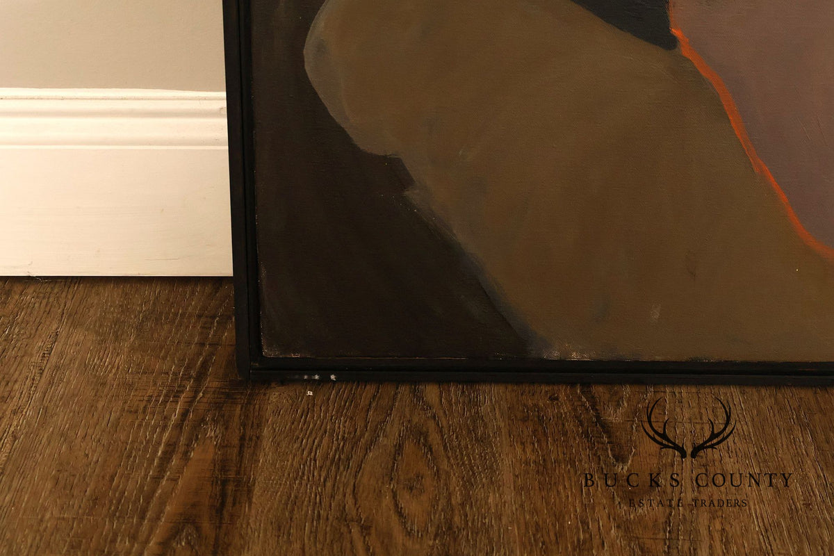 Anne Copper Dobbins Oil Painting, 'Artist and Her Husband'