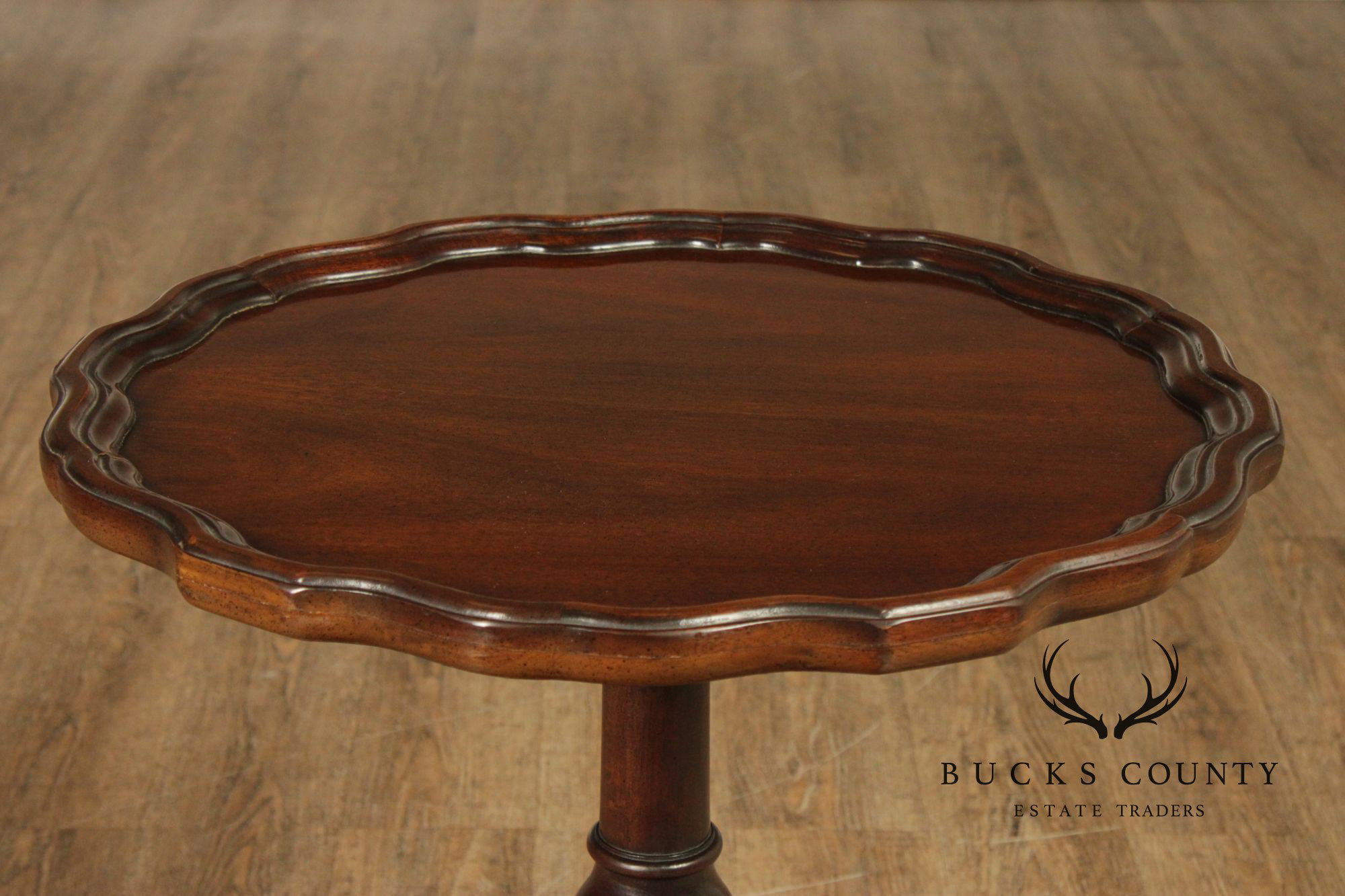 Drexel '18th Century Classics' Mahogany Pie Crust Side Table