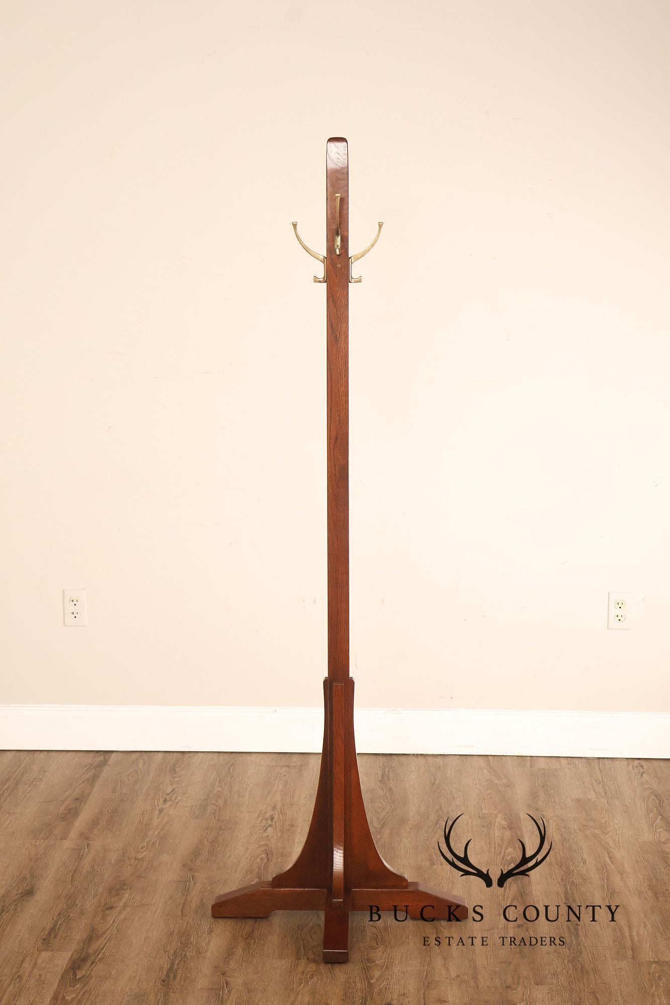 Stickley Mission Oak Hall Tree Coat Rack