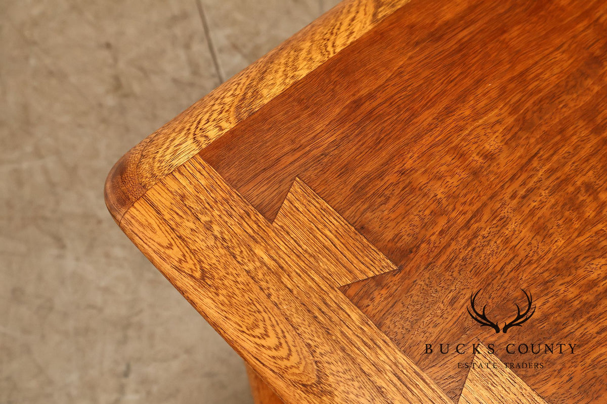Lane 'Acclaim' Mid Century Modern Walnut and Oak End Table