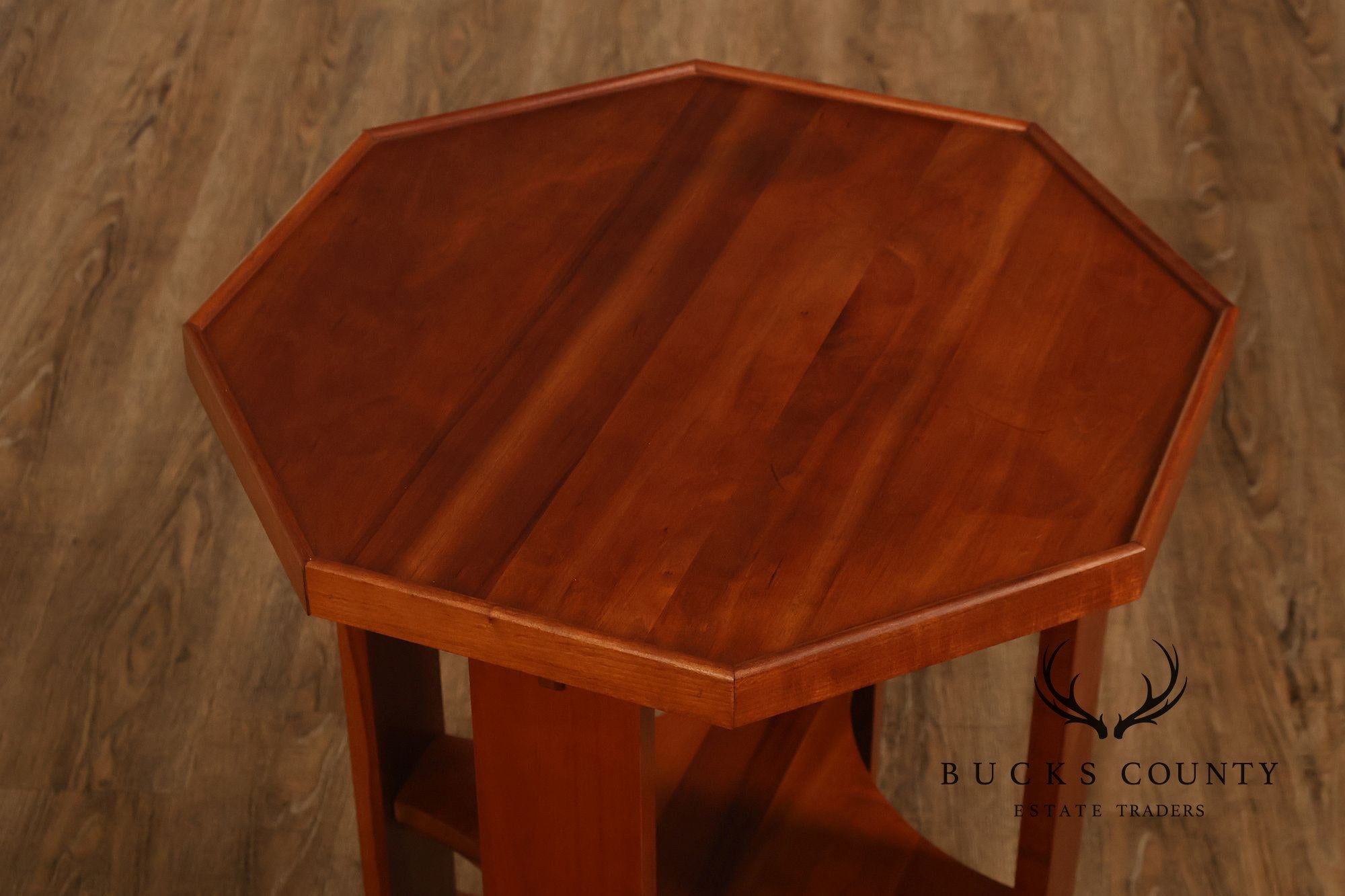 Stickley Mission Collection Cherry Octagonal Side Table