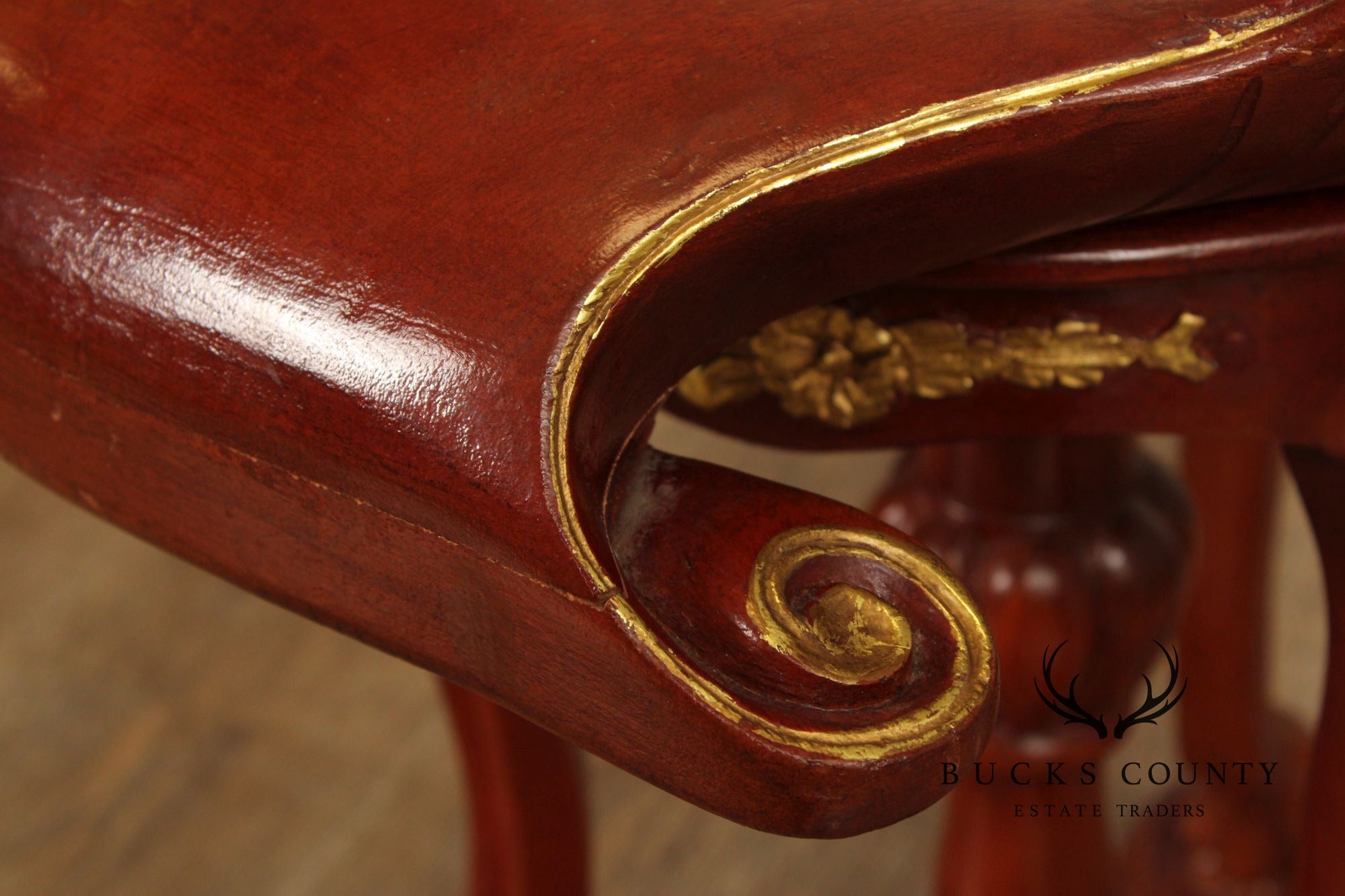 Venetian Carved and Partial Gilt Grotto Stool