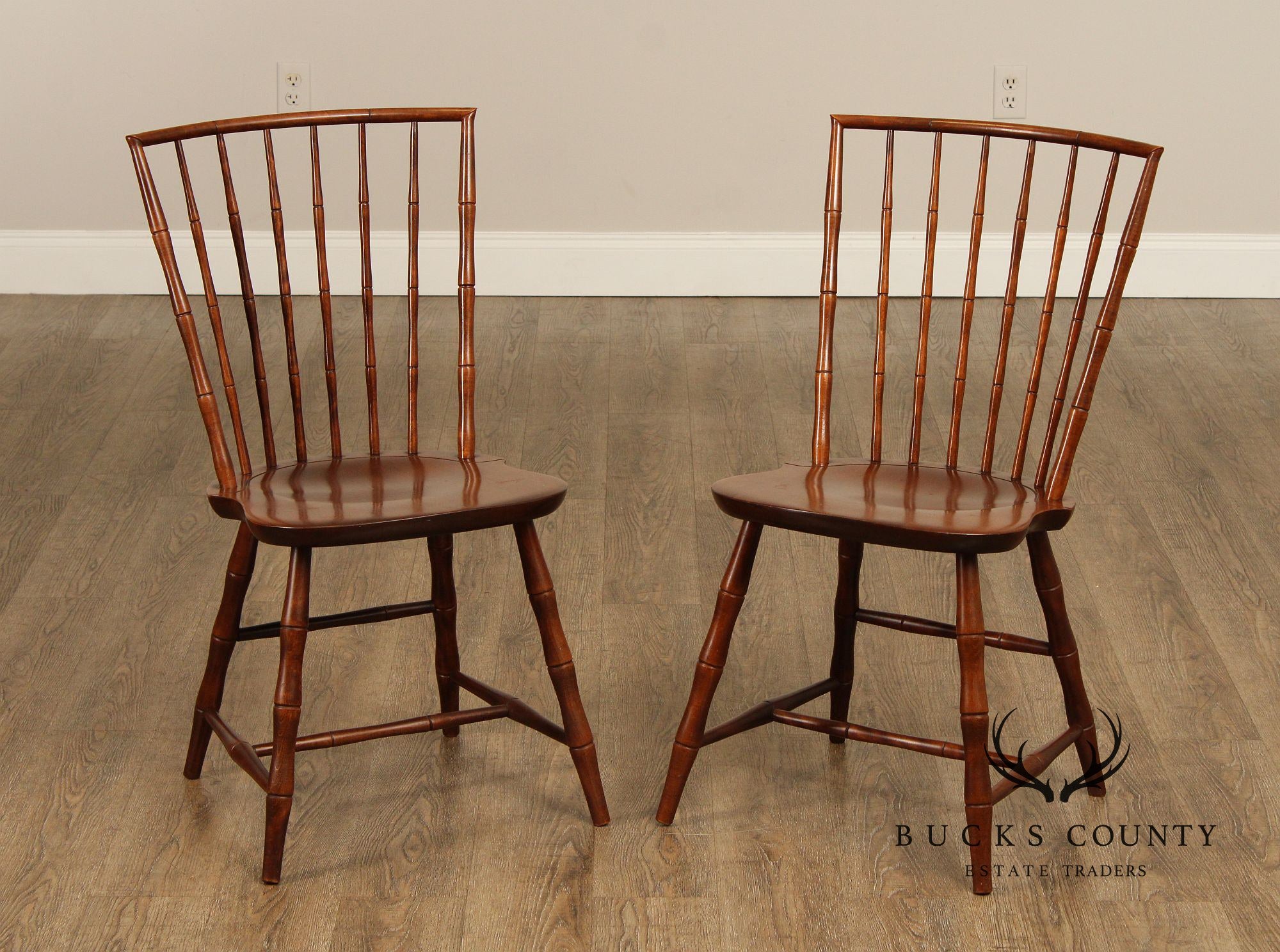 Nichols & Stone Pair of Windsor Side Chairs