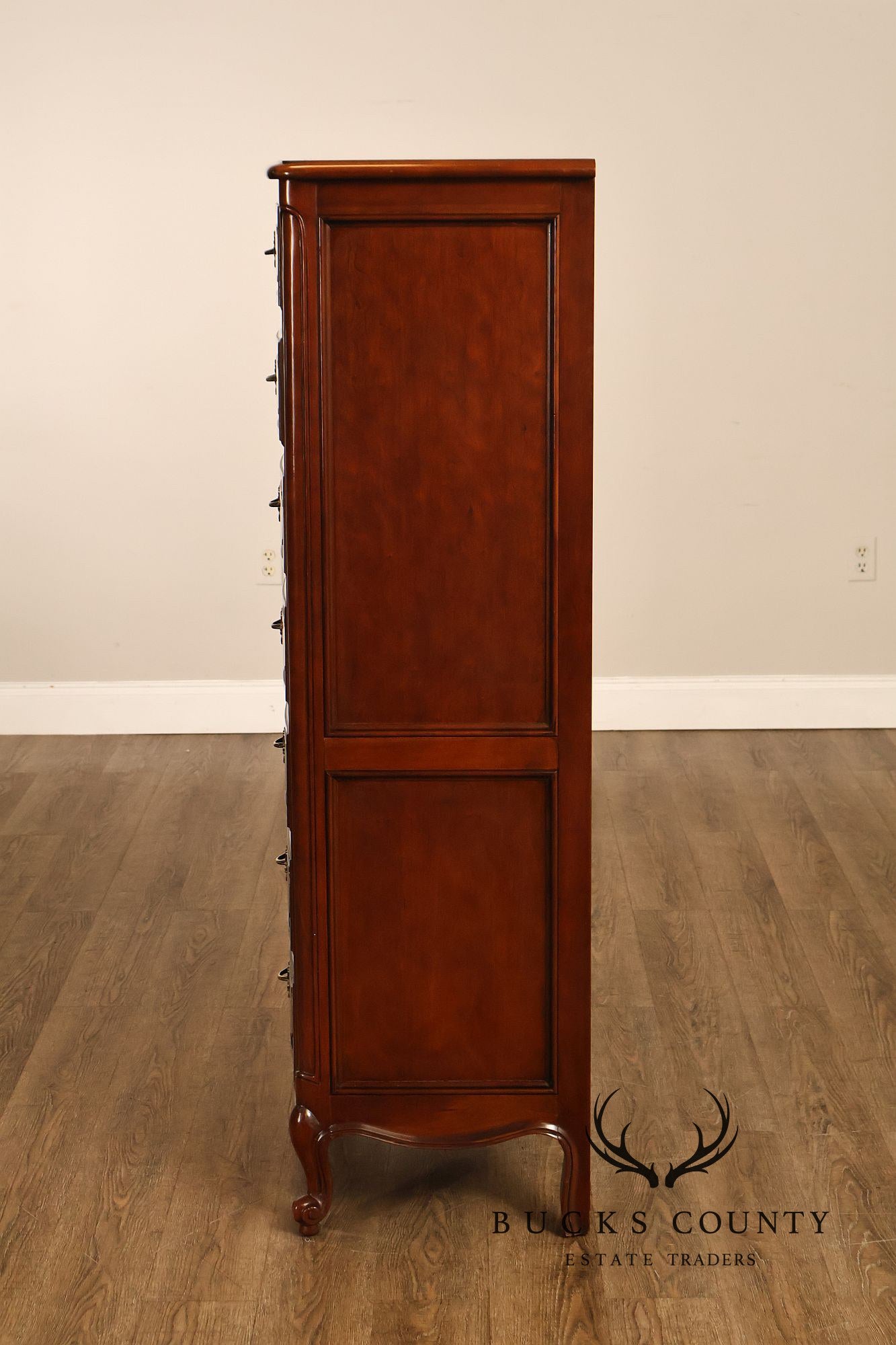 Century Furniture French Louis XV Style Cherry Lingerie Chest