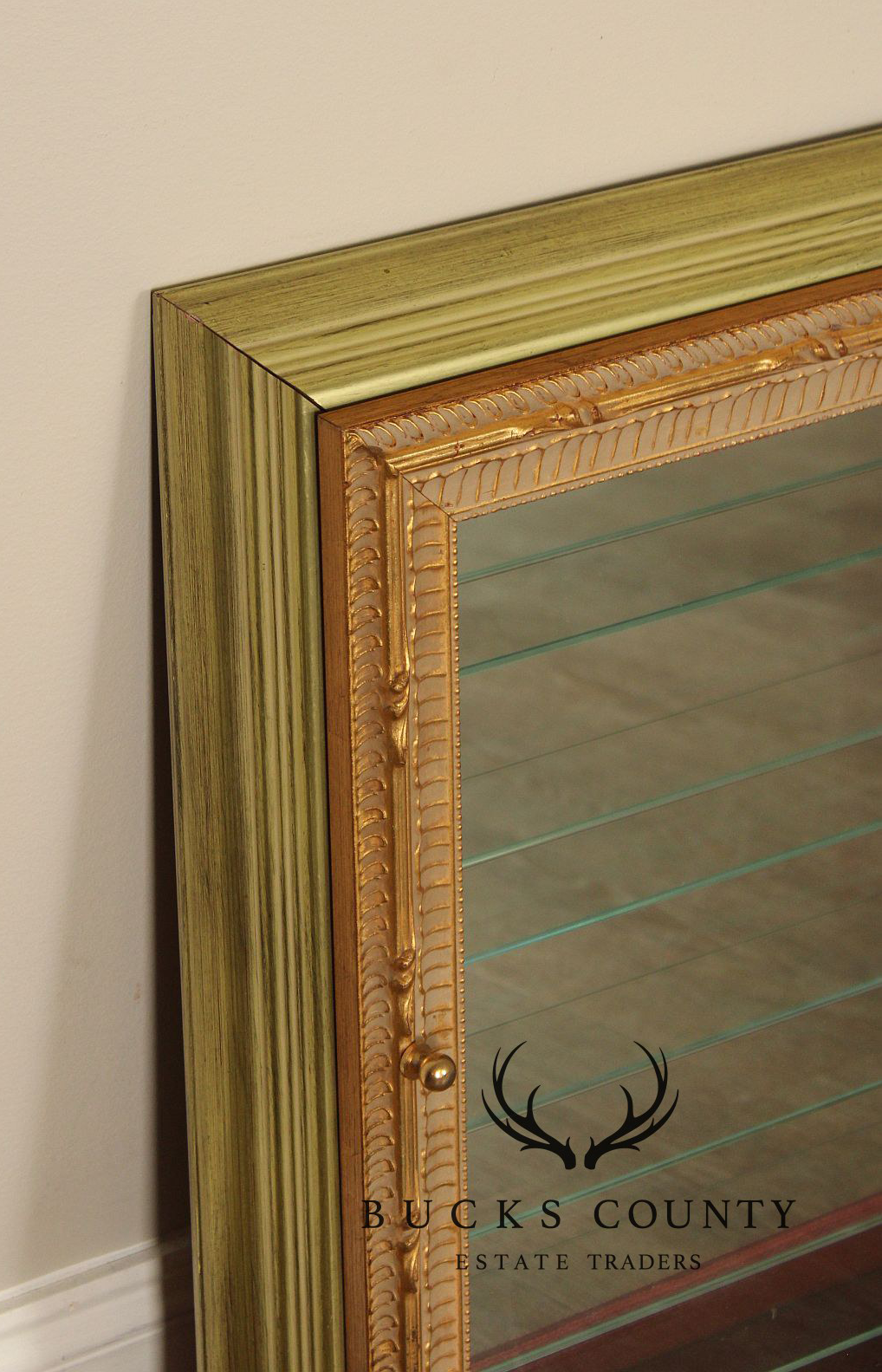 Italian Gold Framed Hanging Display Case