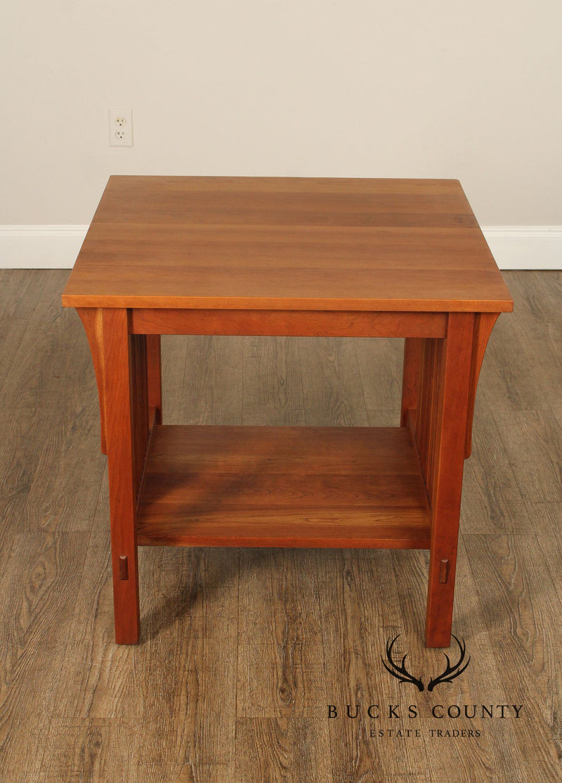 Stickley Mission Collection Cherry Spindle Lamp Table