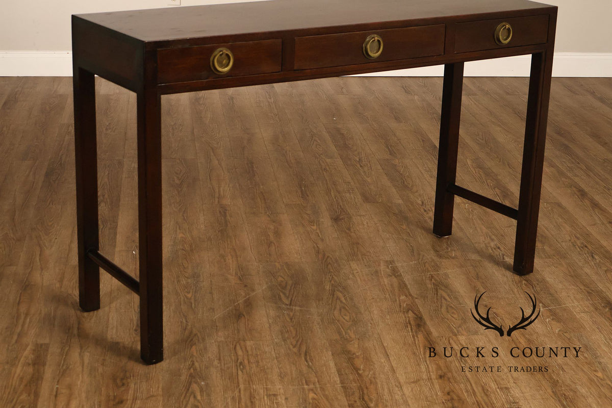 Dunbar Mid Century Modern Mahogany Console