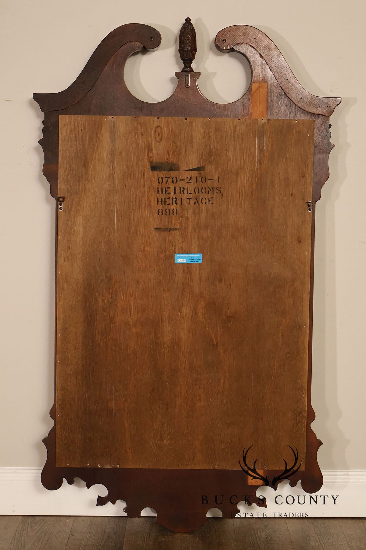 Drexel Heritage Chippendale Style Mahogany Wall Mirror