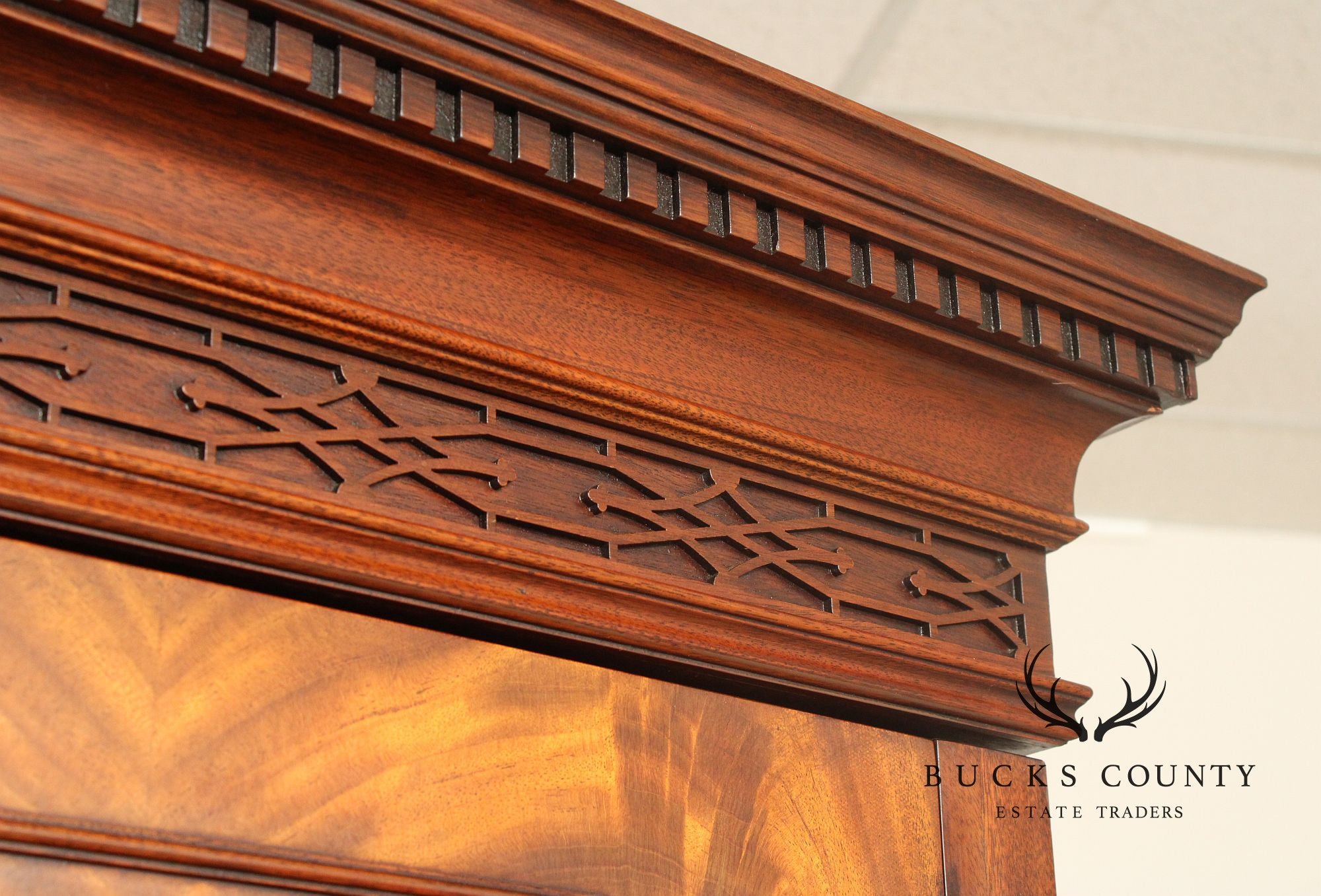 Henkel Harris Mahogany Entertainment Armoire