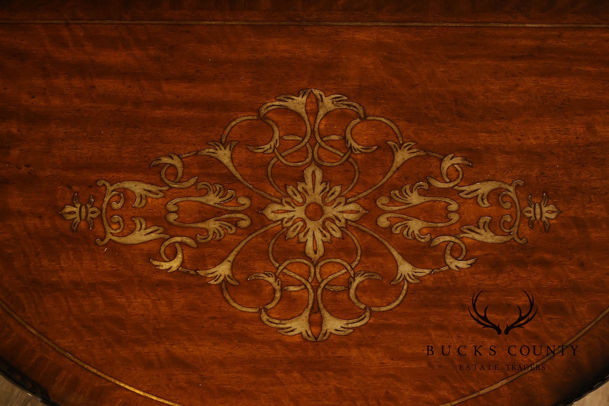 Theodore Alexander Demilune Console Cabinet