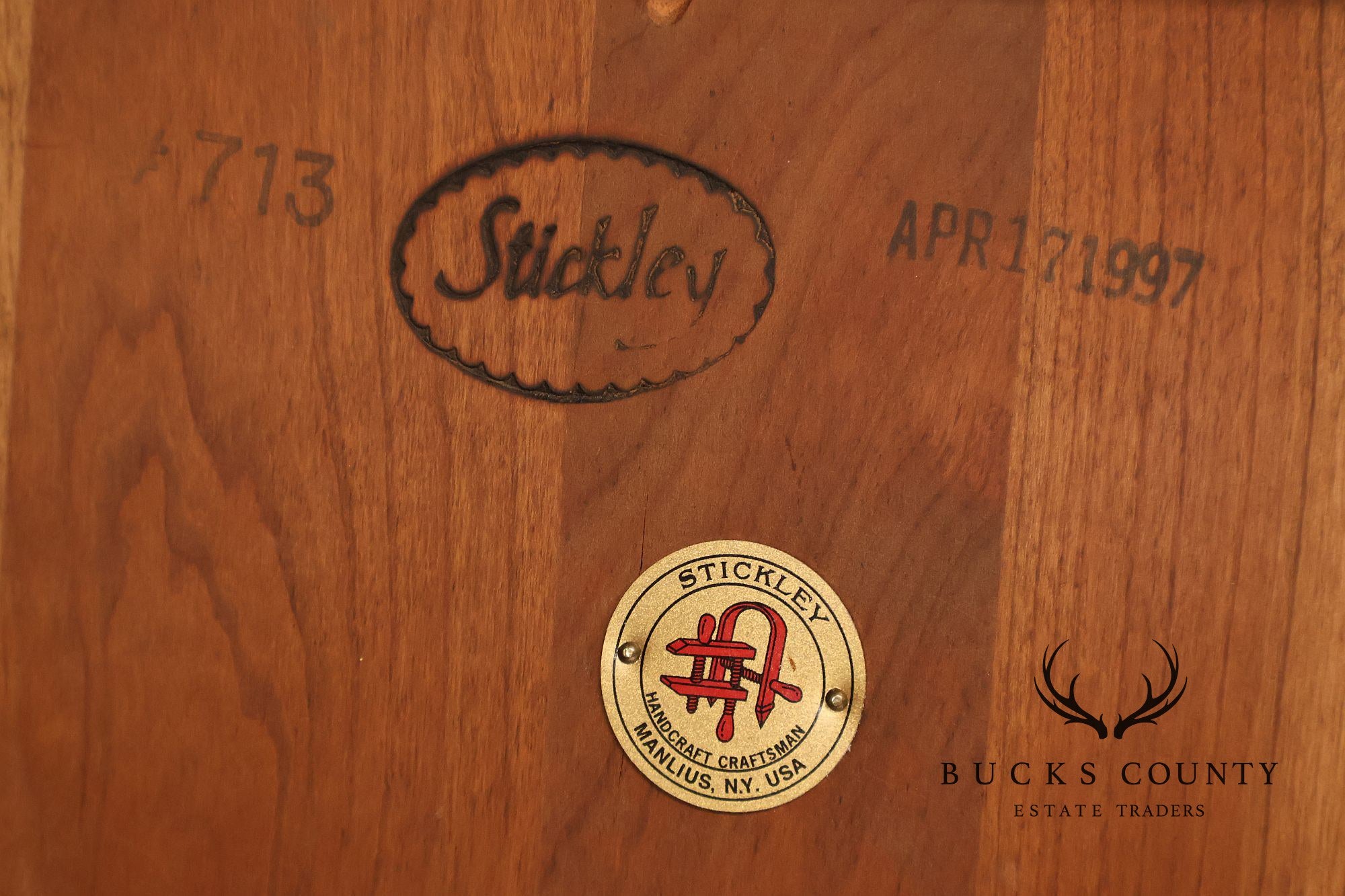 Stickley Mission Collection Cherry Spindle Coffee Table