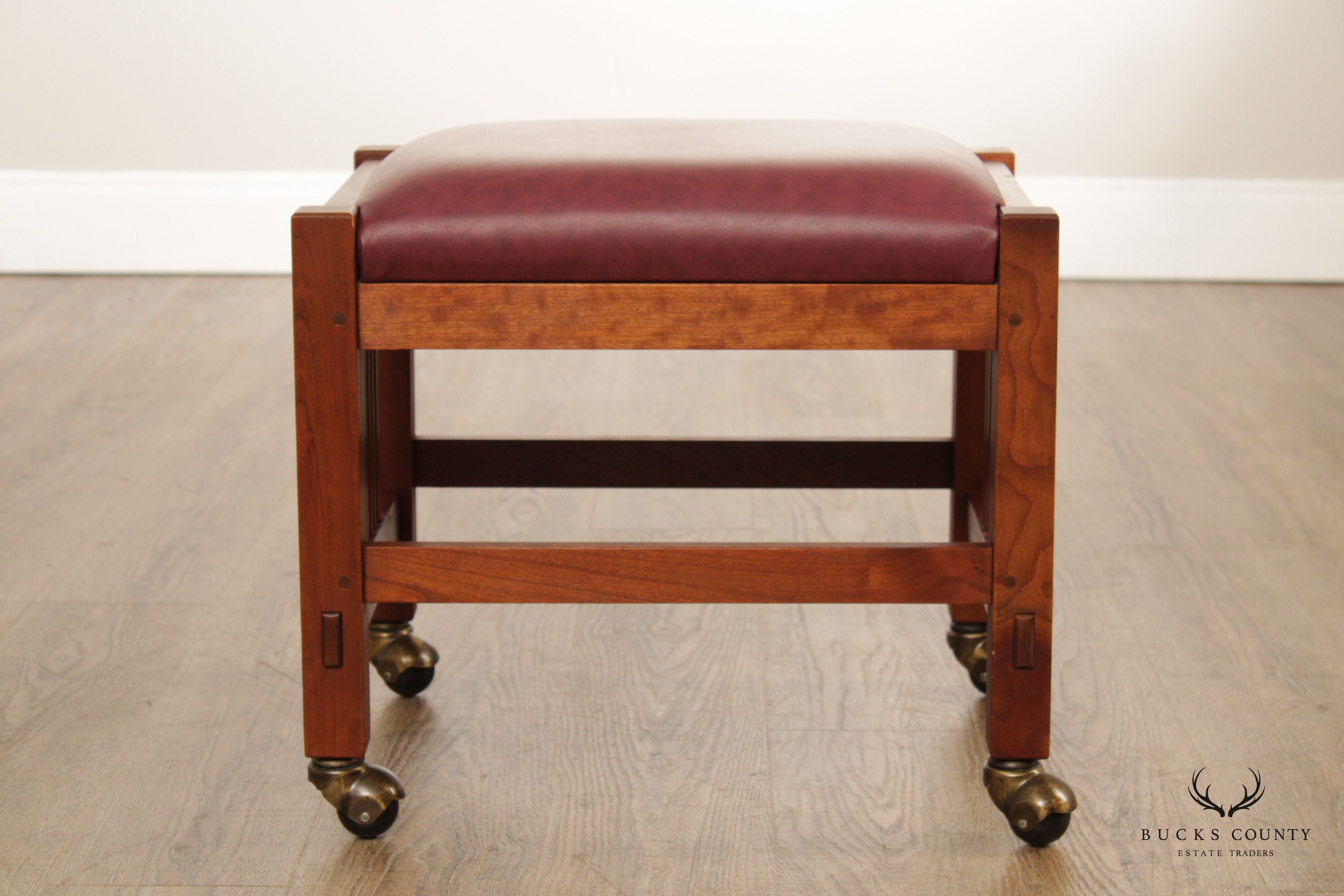 Stickley Mission Collection Cherry Foot Stool