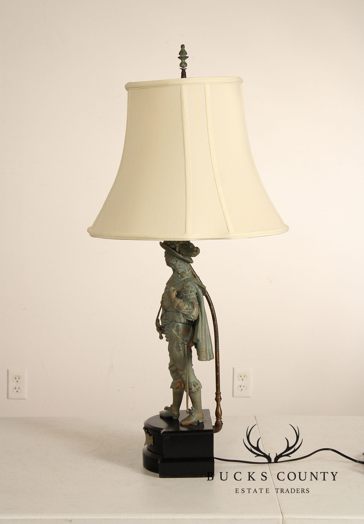 Vintage Pair of Figural Table Lamps