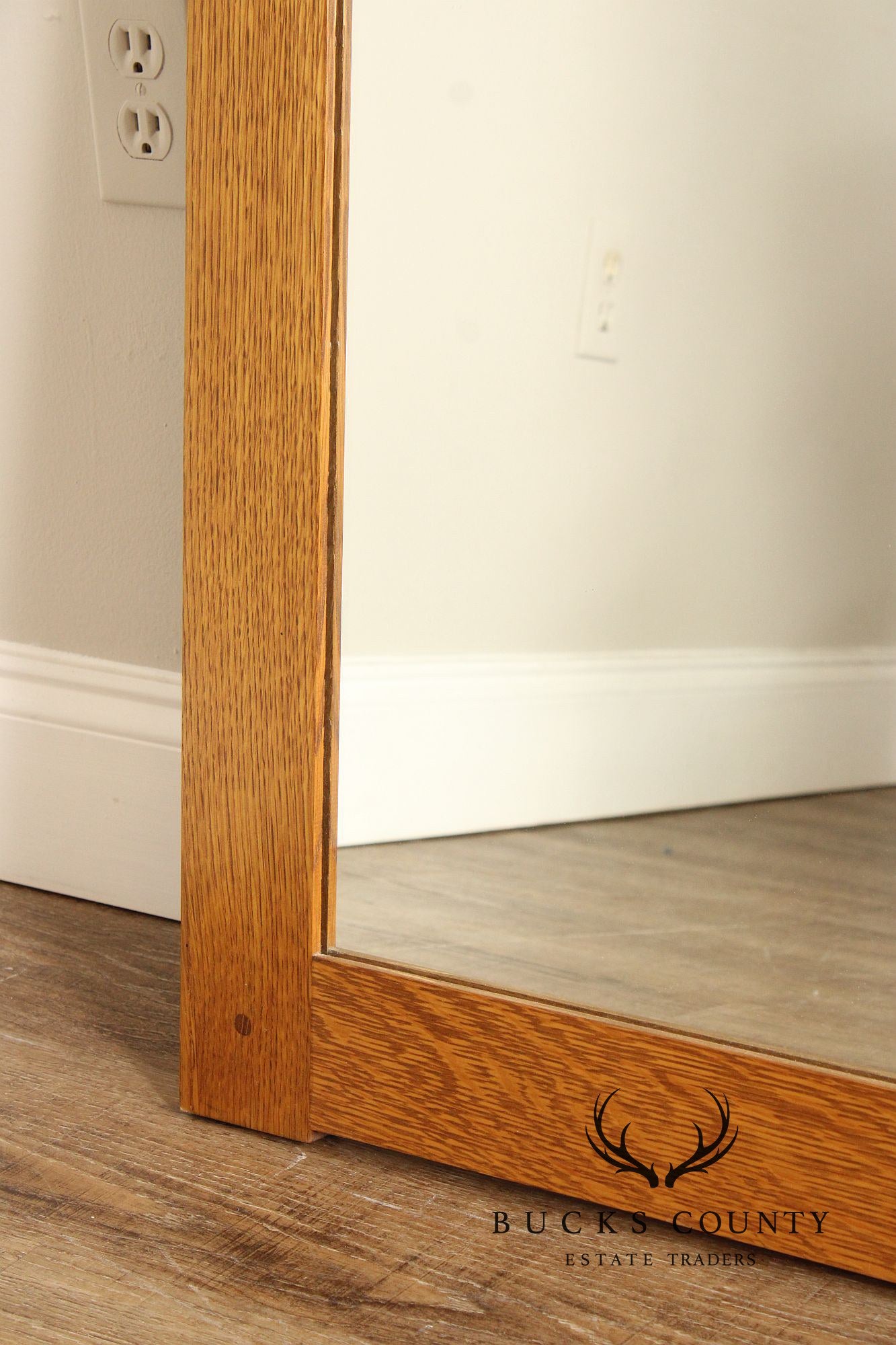 Stickley Mission Collection Oak Wall Mirror