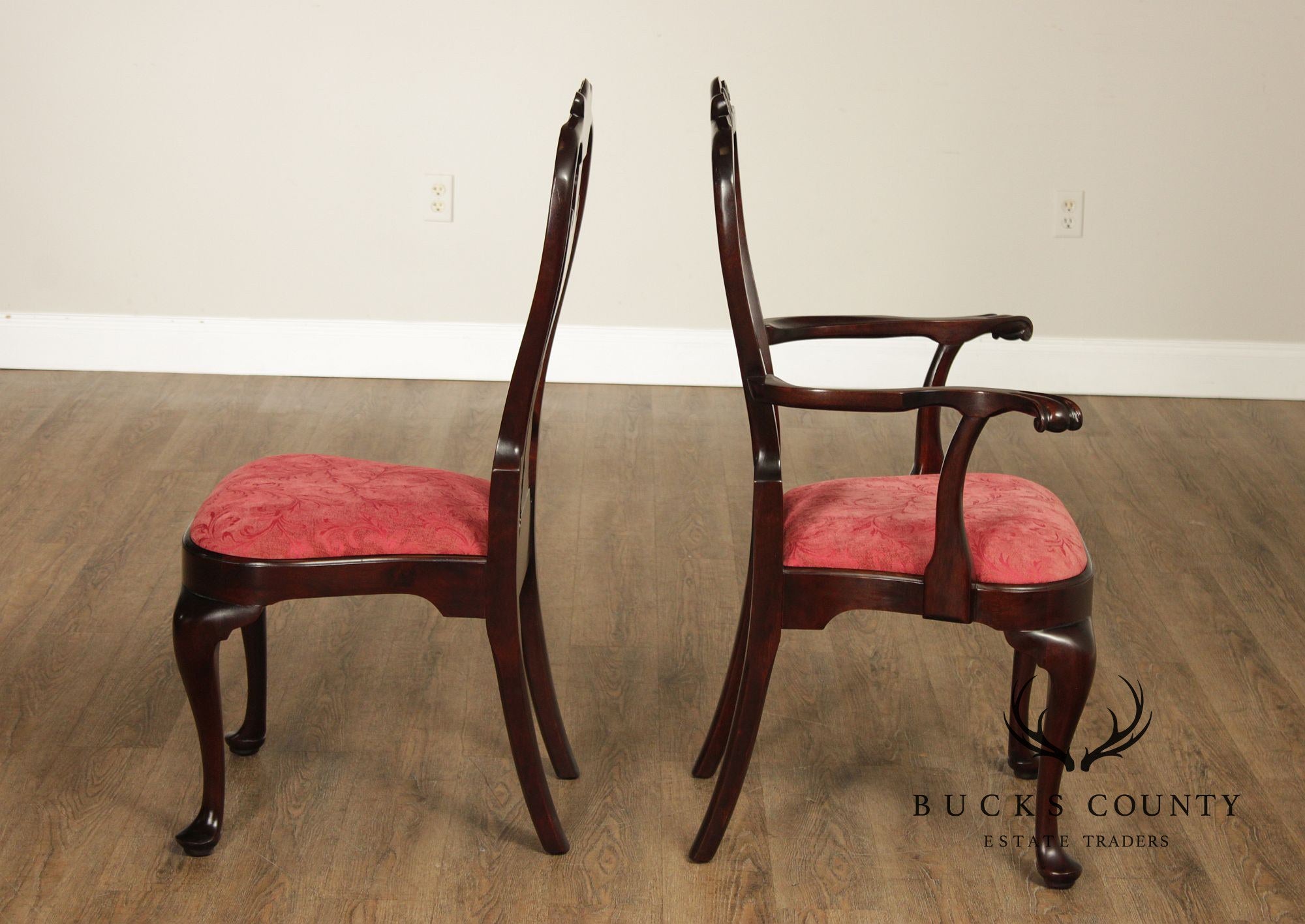 Stickley Colonial Williamsburg Set Of Six Mahogany Dining Chairs