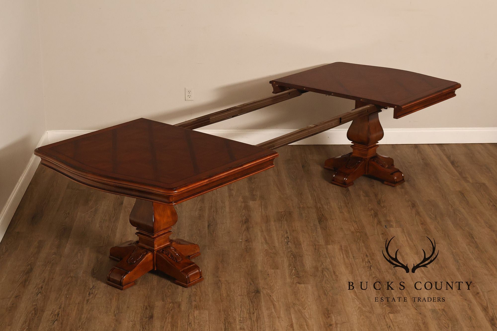 Ethan Allen 'Tuscany' Double Pedestal Dining Table