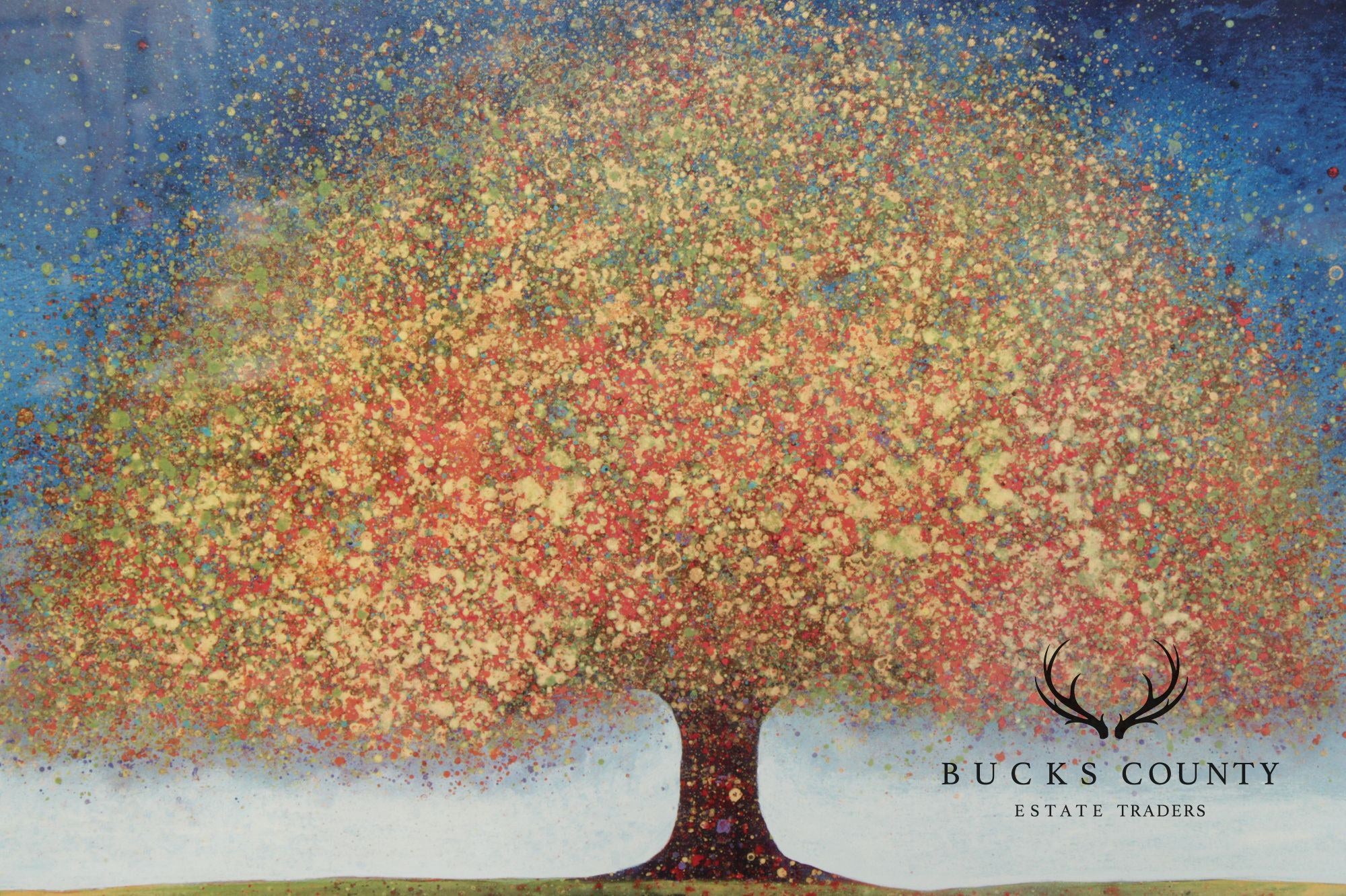 Melissa Graves-Brown Framed Print, 'Blue Dreaming Tree'