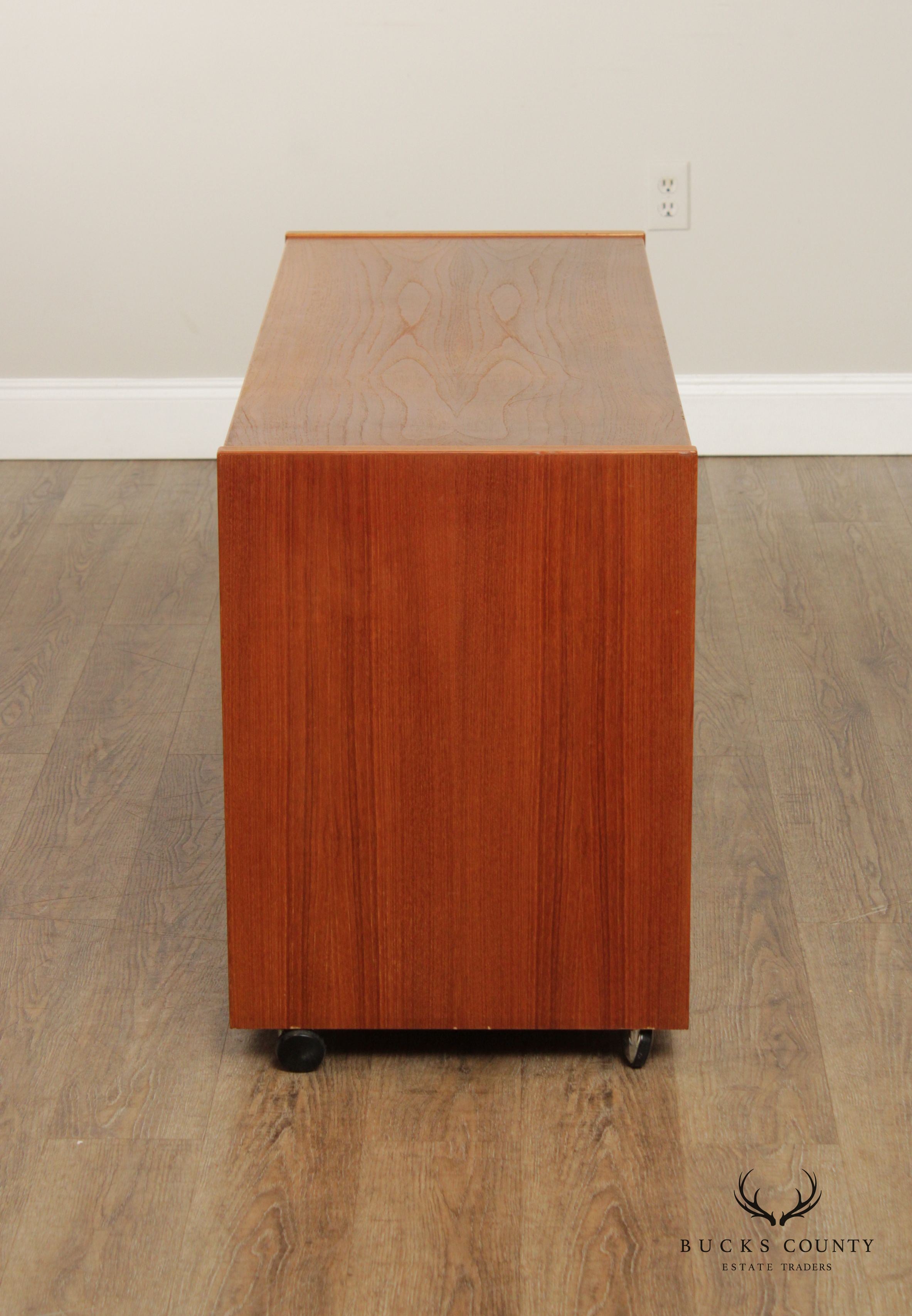 Danish Modern Style Teak Entertainment Console