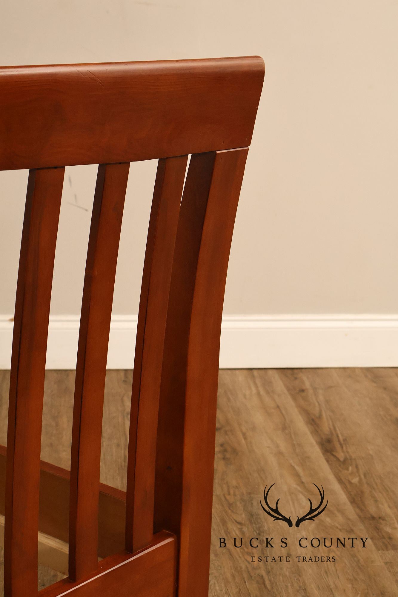 Kincaid Furniture Mission Style Cherry Slatted  King Size Sleigh Bed