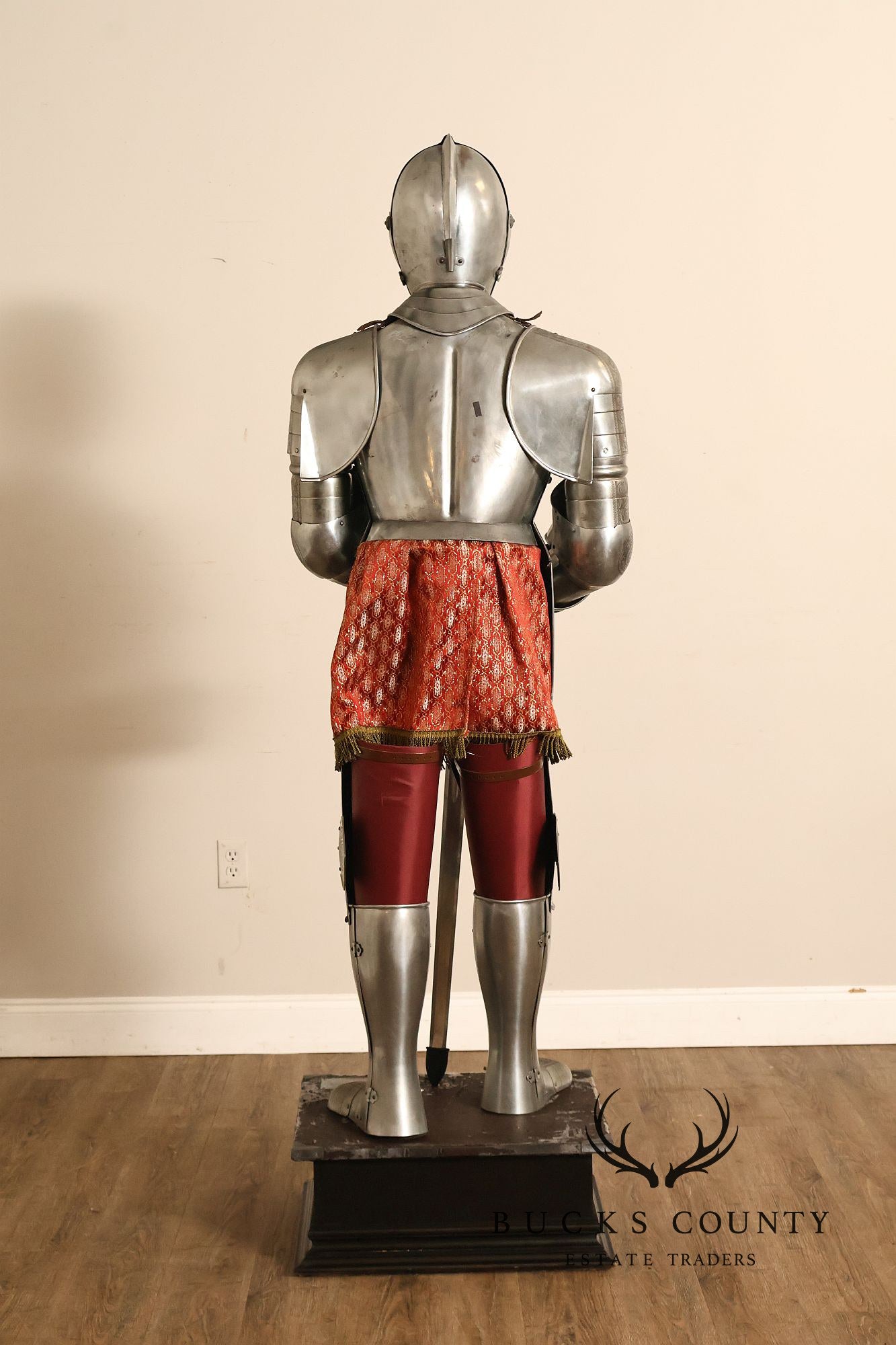 Marto Toledo Spanish Engraved Full Suit of Armor with Sword