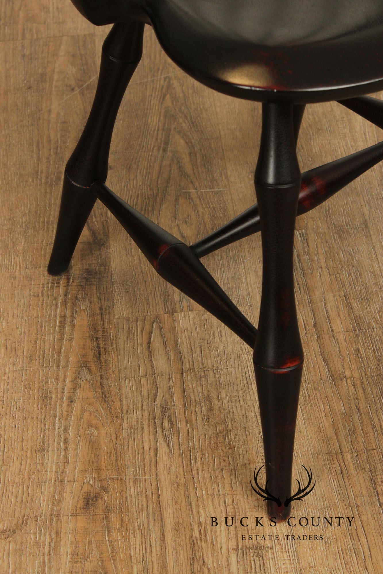 D.R. Dimes Ebonized Windsor Chair