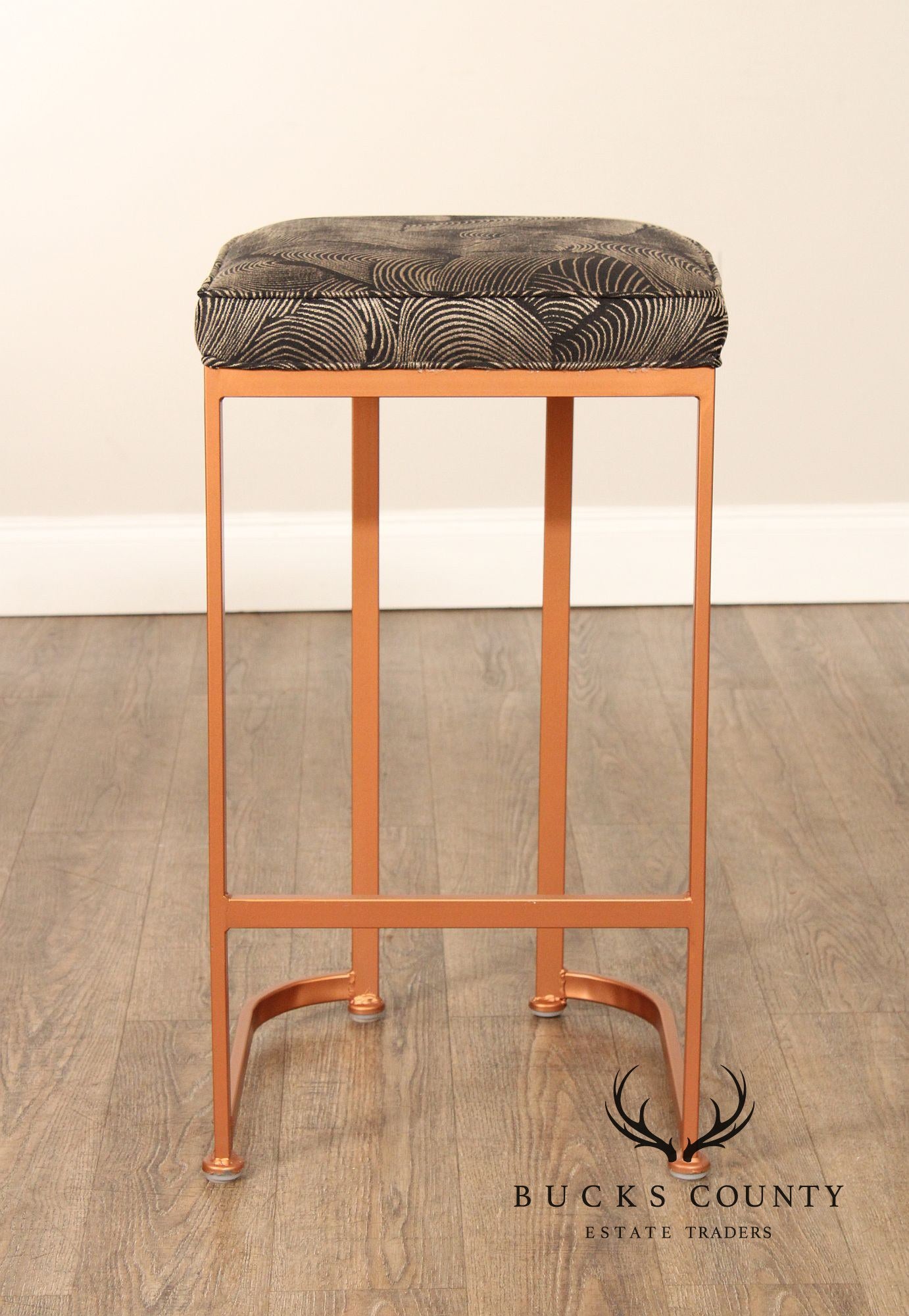 Shaver-Howard Contemporary Pair of Bar Stools