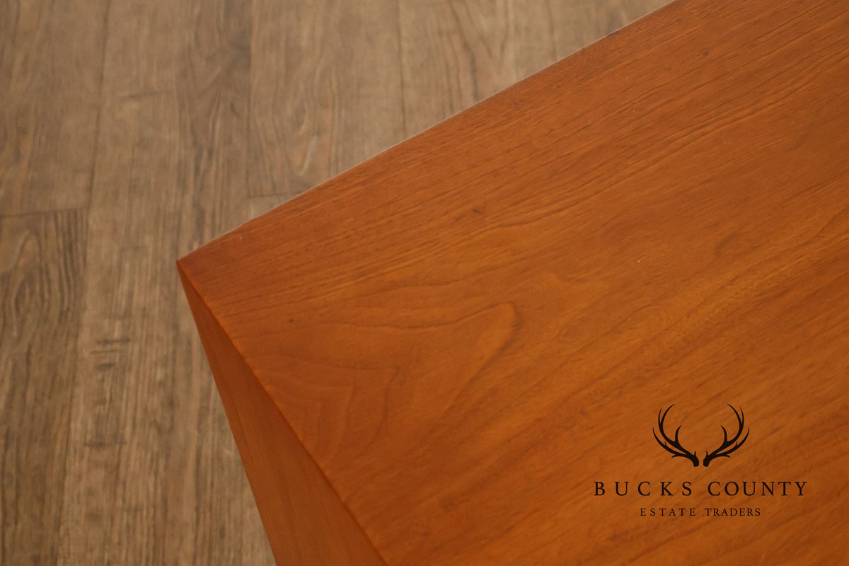 Widdicomb Mid Century Modern Pair of Walnut Nightstands