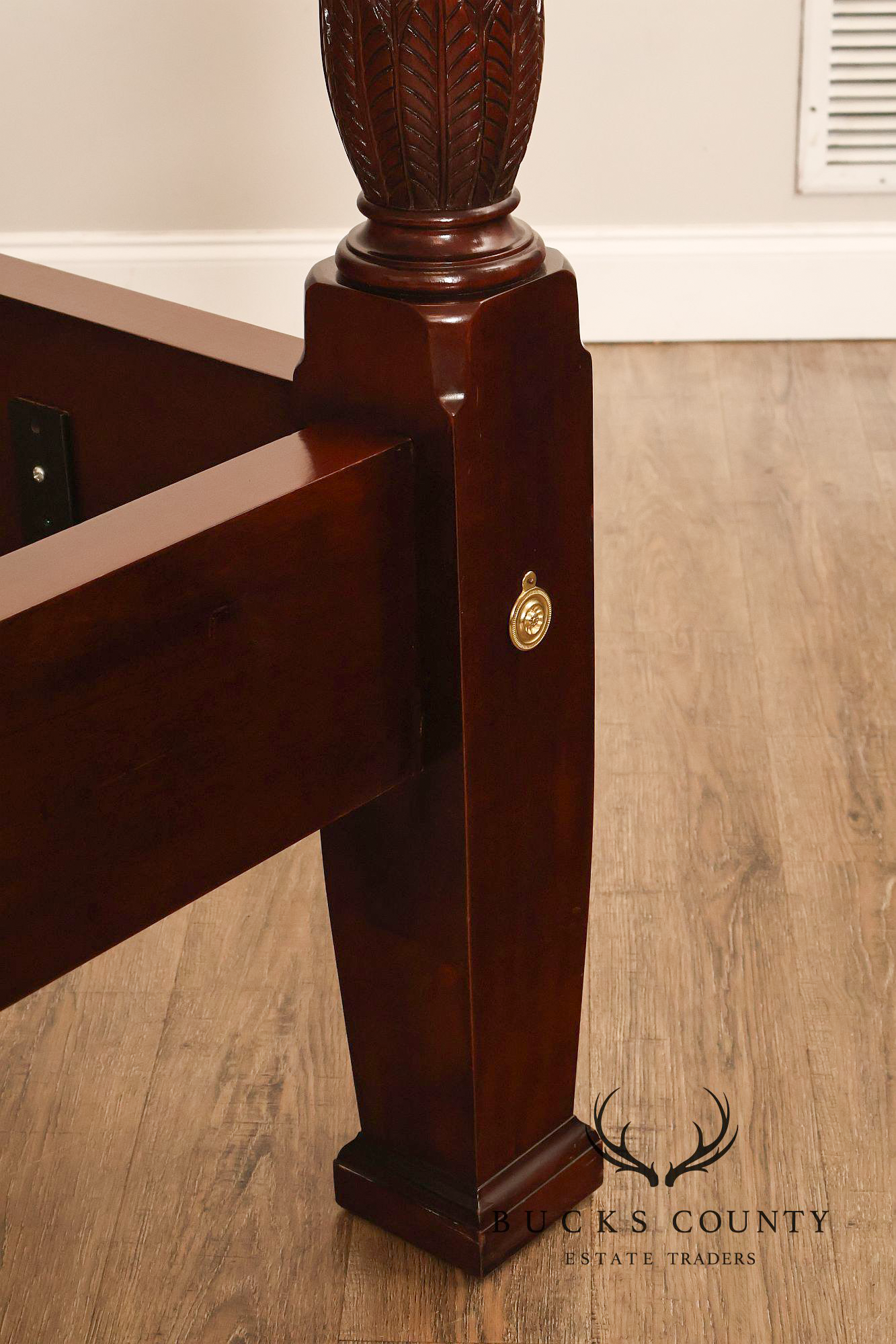 Councill King Size Mahogany Poster Bed Frame