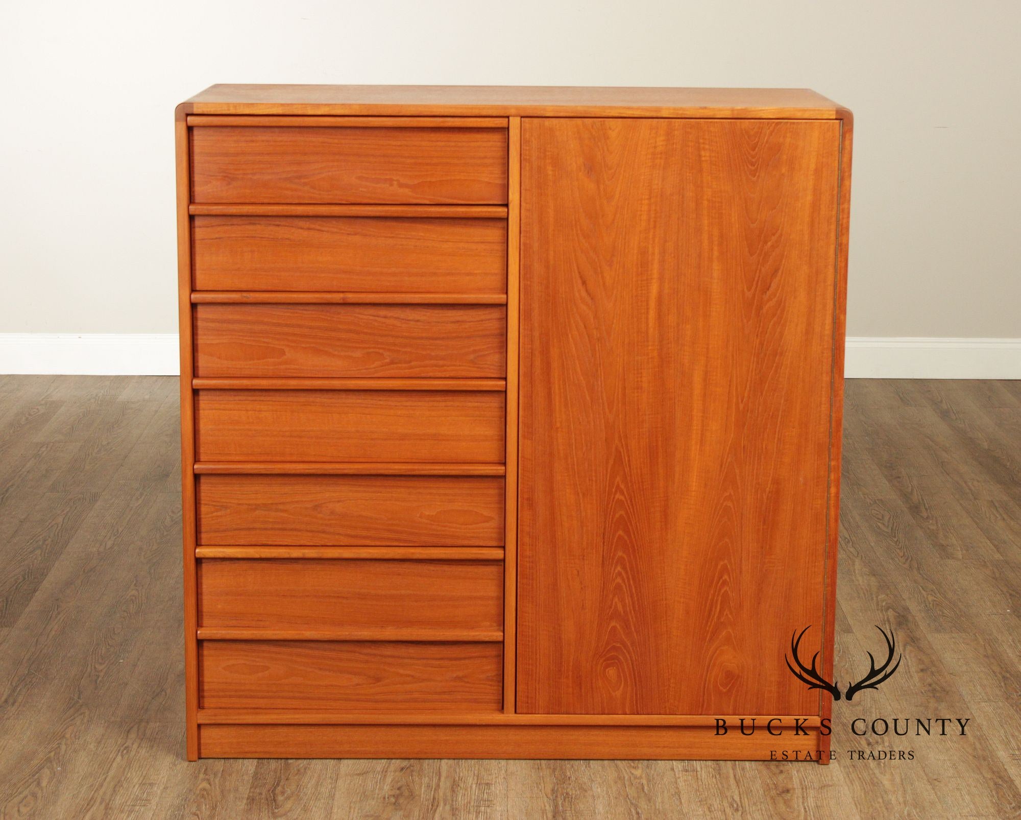 Schreibers Mobelfabrik Danish Modern Teak Chifferobe