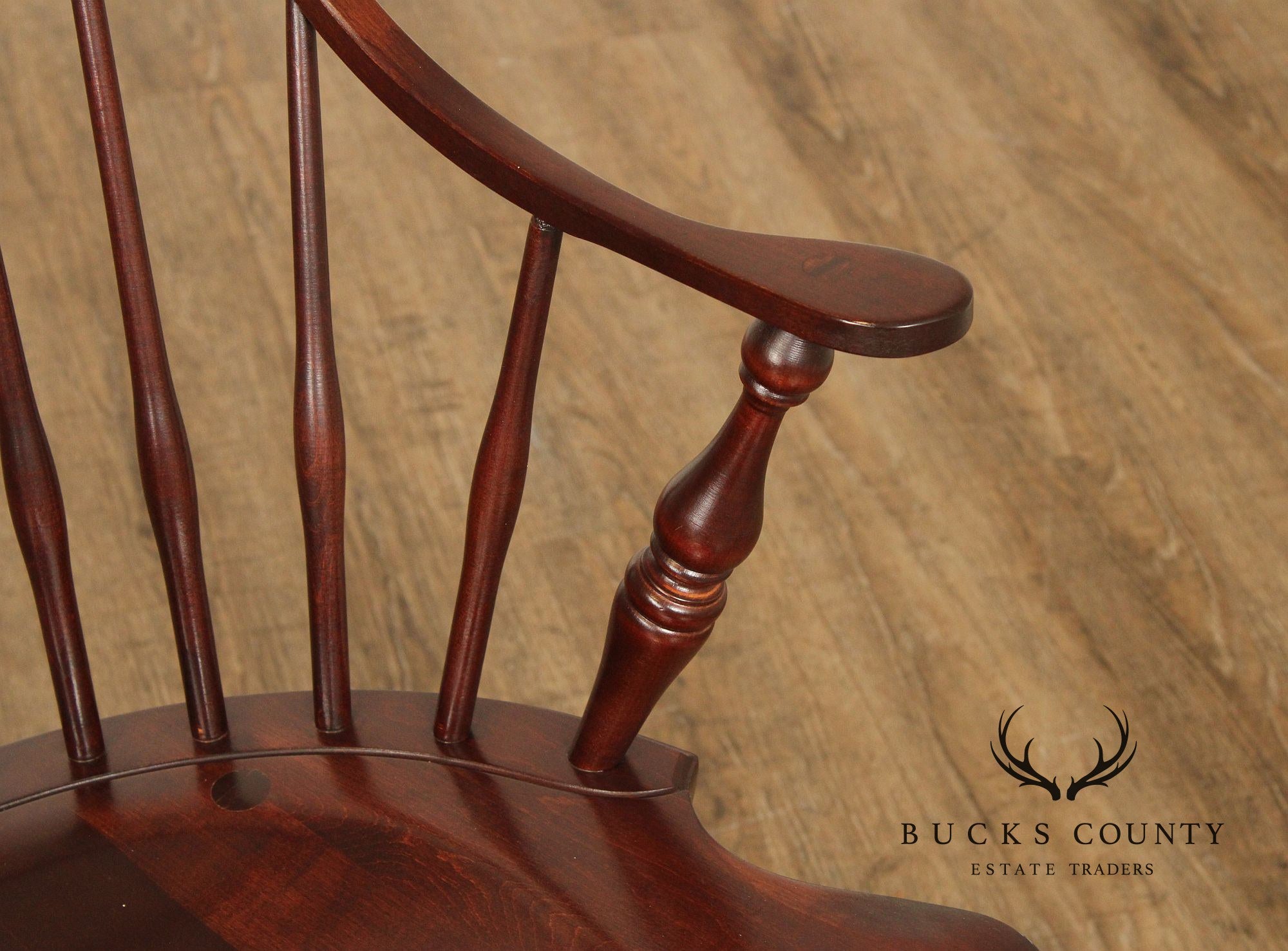 E.R. Buck Solid Maple Windsor Armchair