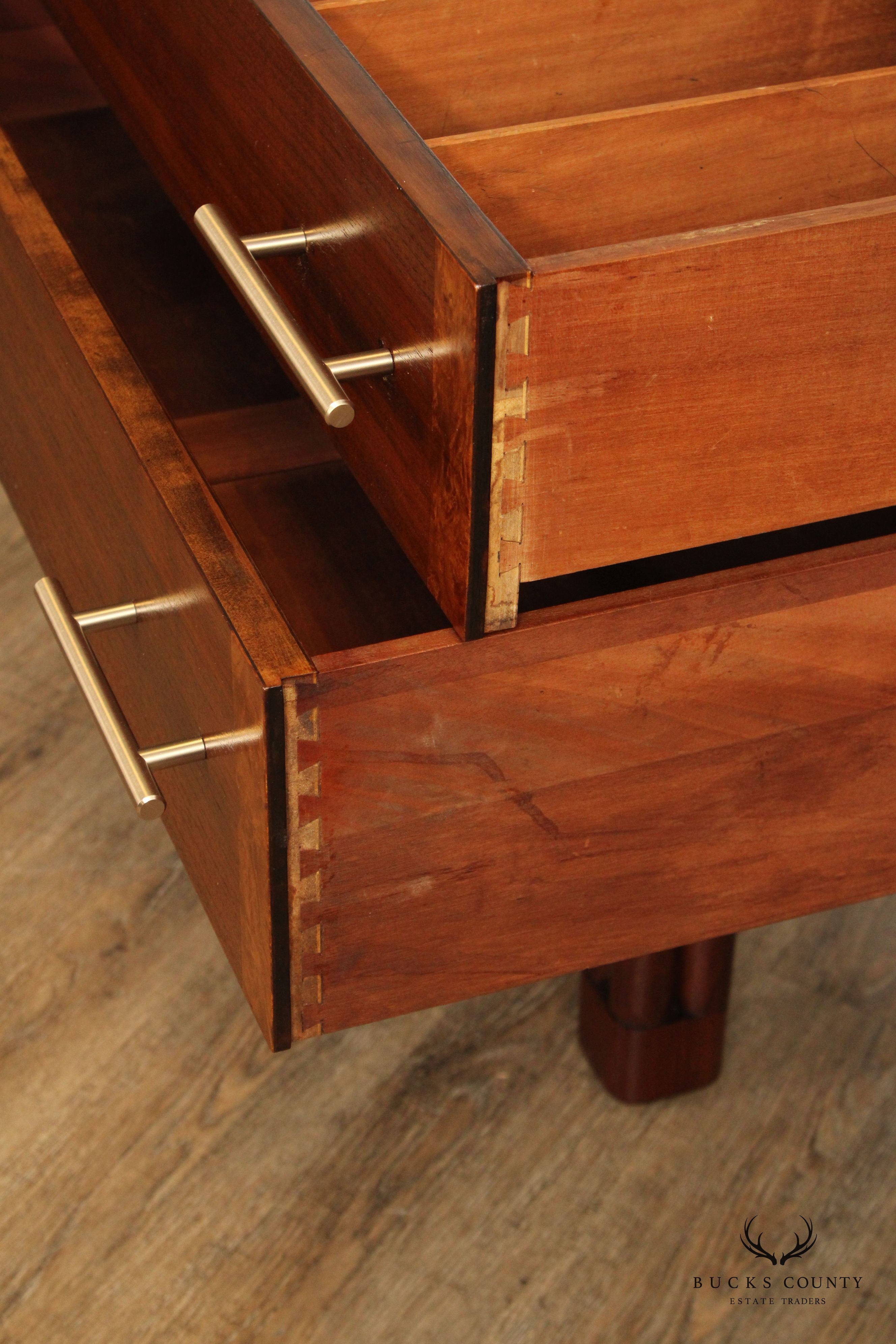 Johnson-Handley-Johnson Mid Century Style Walnut Sideboard Credenza